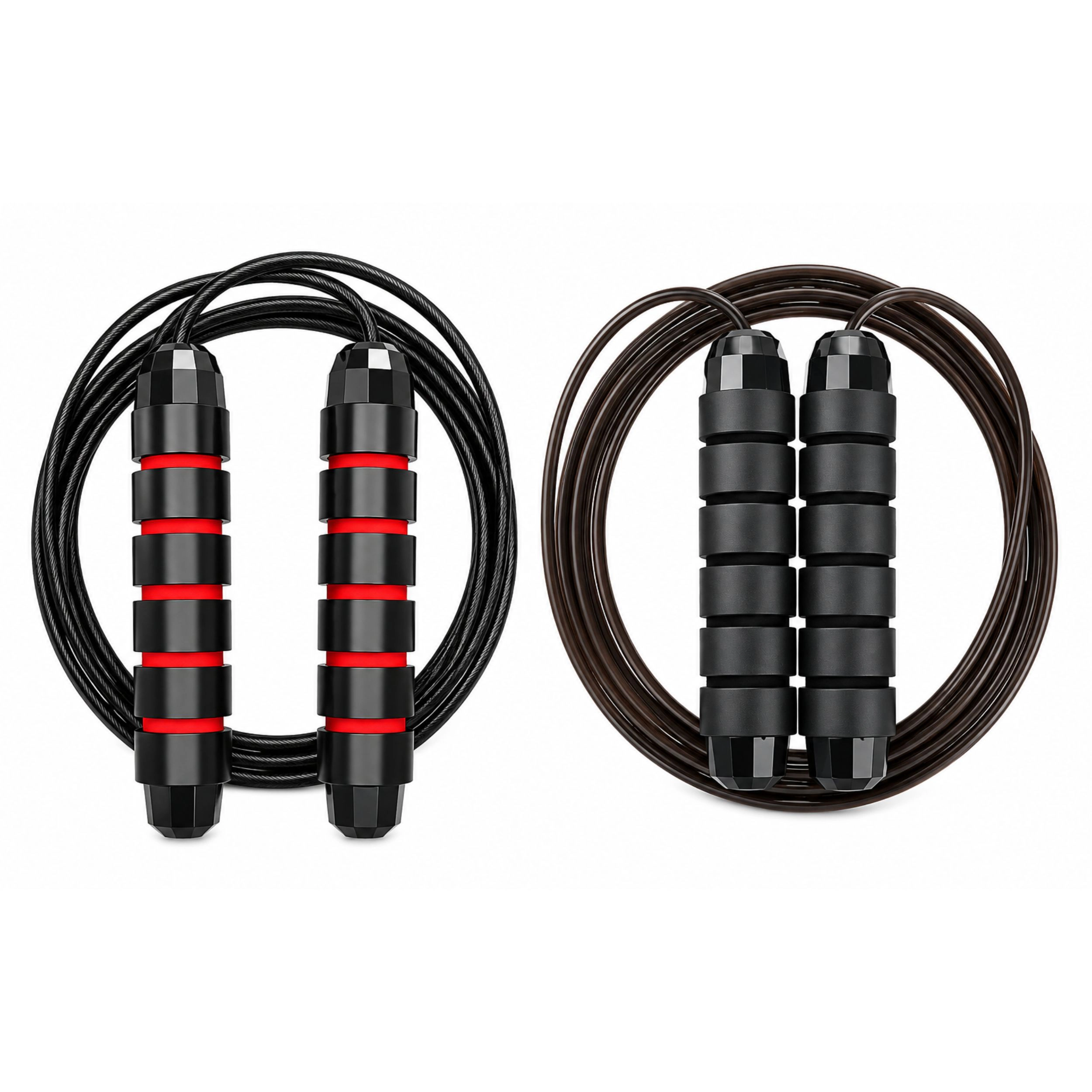 Home Collection Adjustable Speed Jump Rope with Dual Ball Bearings 110 Inch
