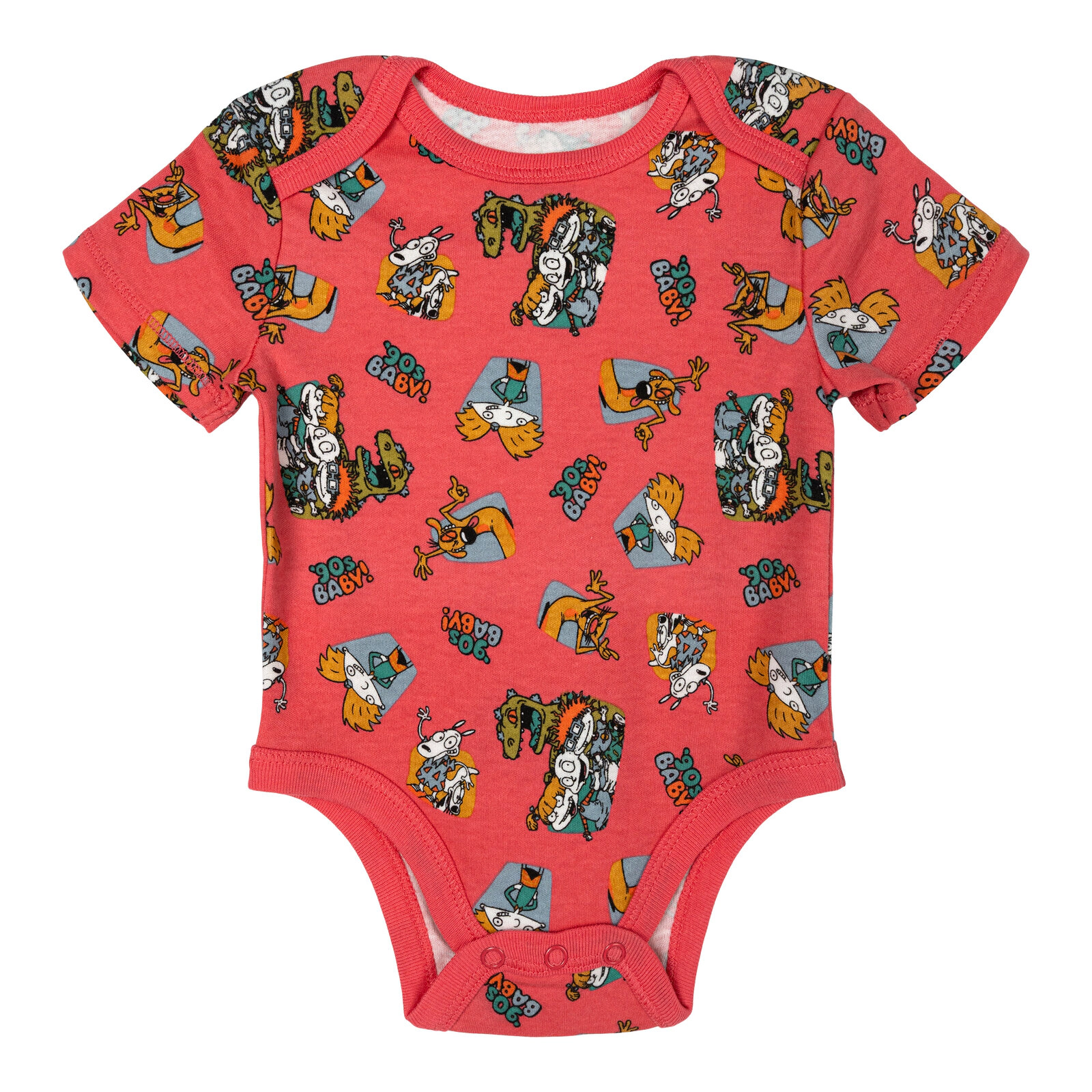 Nickelodeon Baby Boys' 5-Pack Short Sleeve Bodysuits