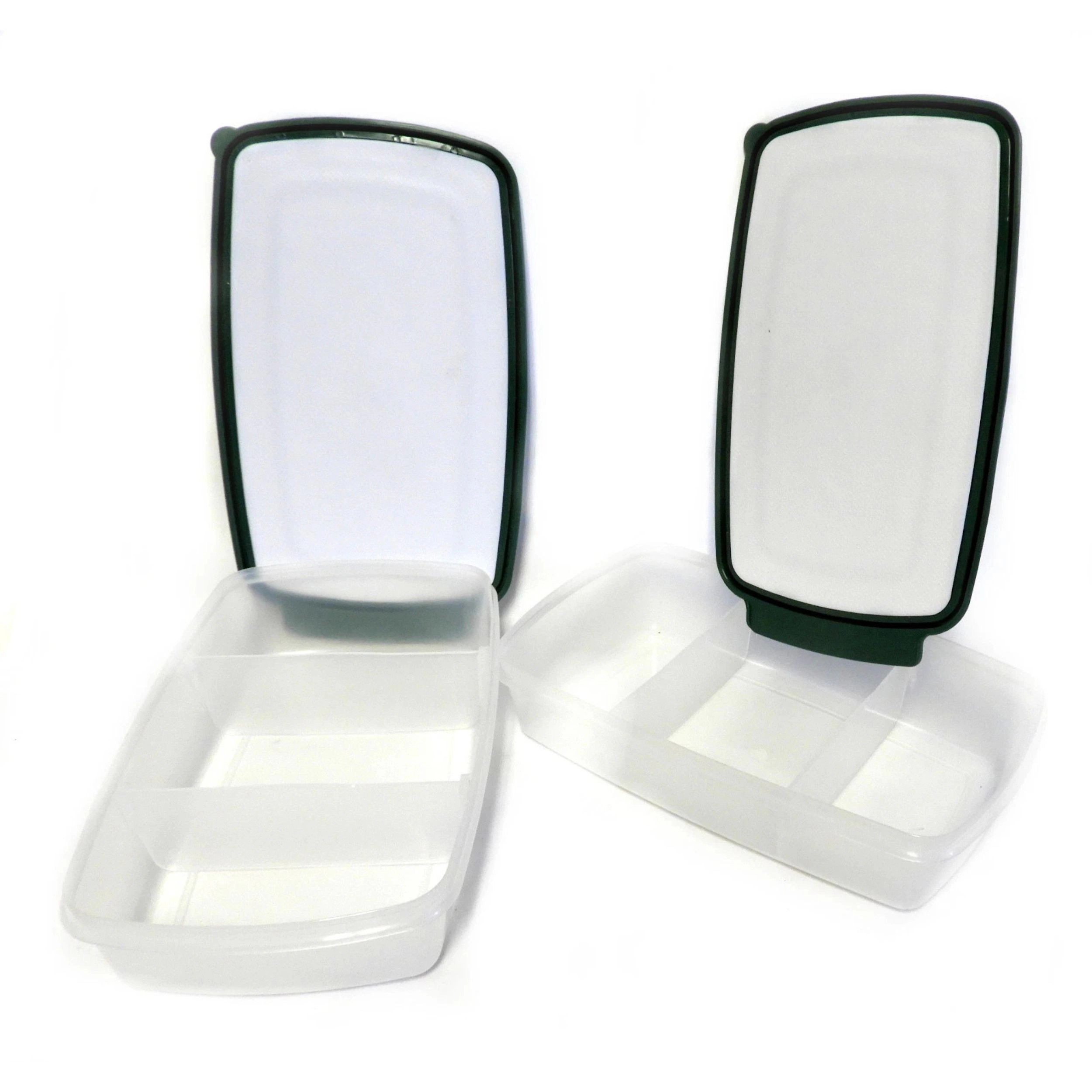 Home Collection 4-Piece 3-Section Bento Lunch Box Food Storage Set
