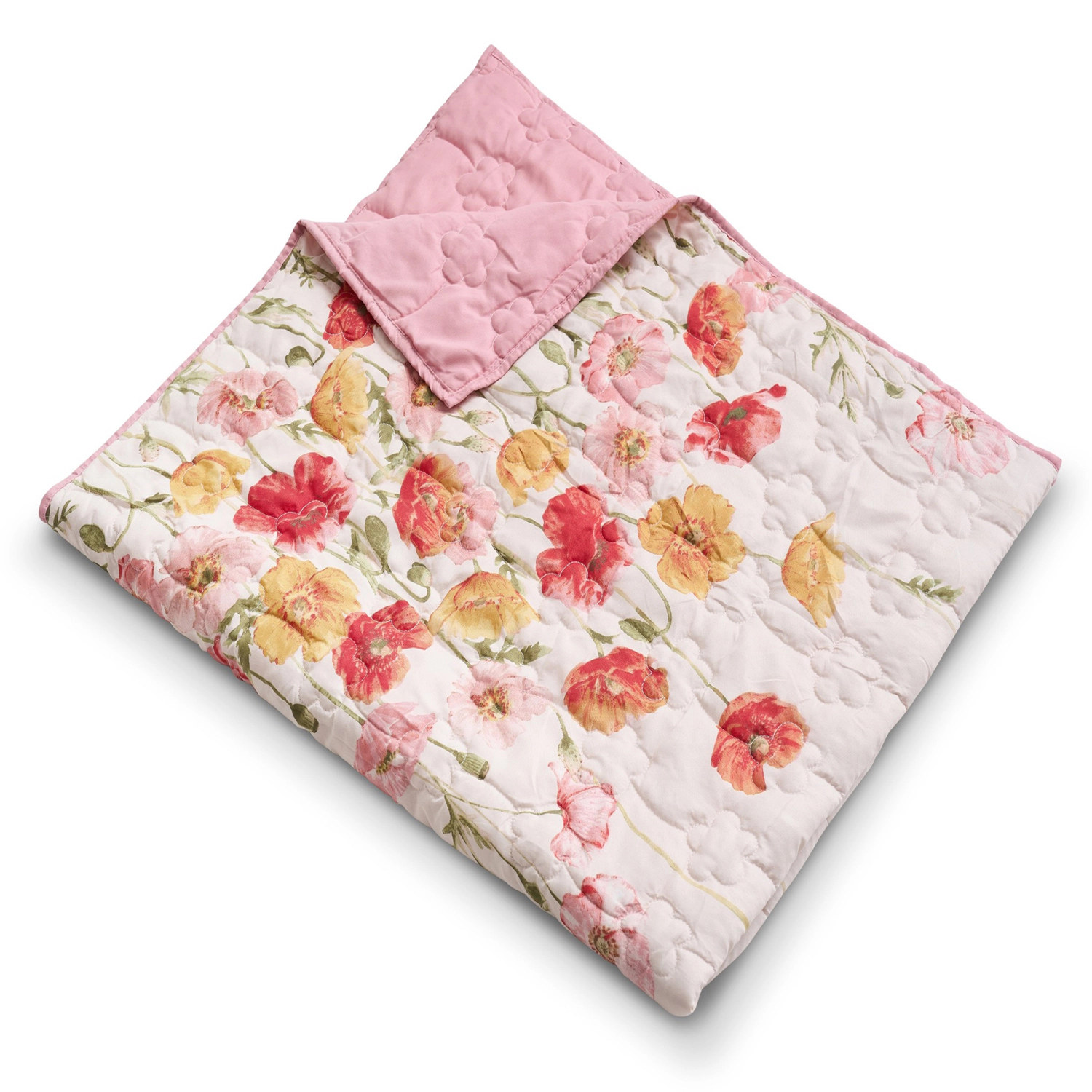 Greenland Home Fashions 100% Brushed Microfiber Breeze Accessory Throw Blush