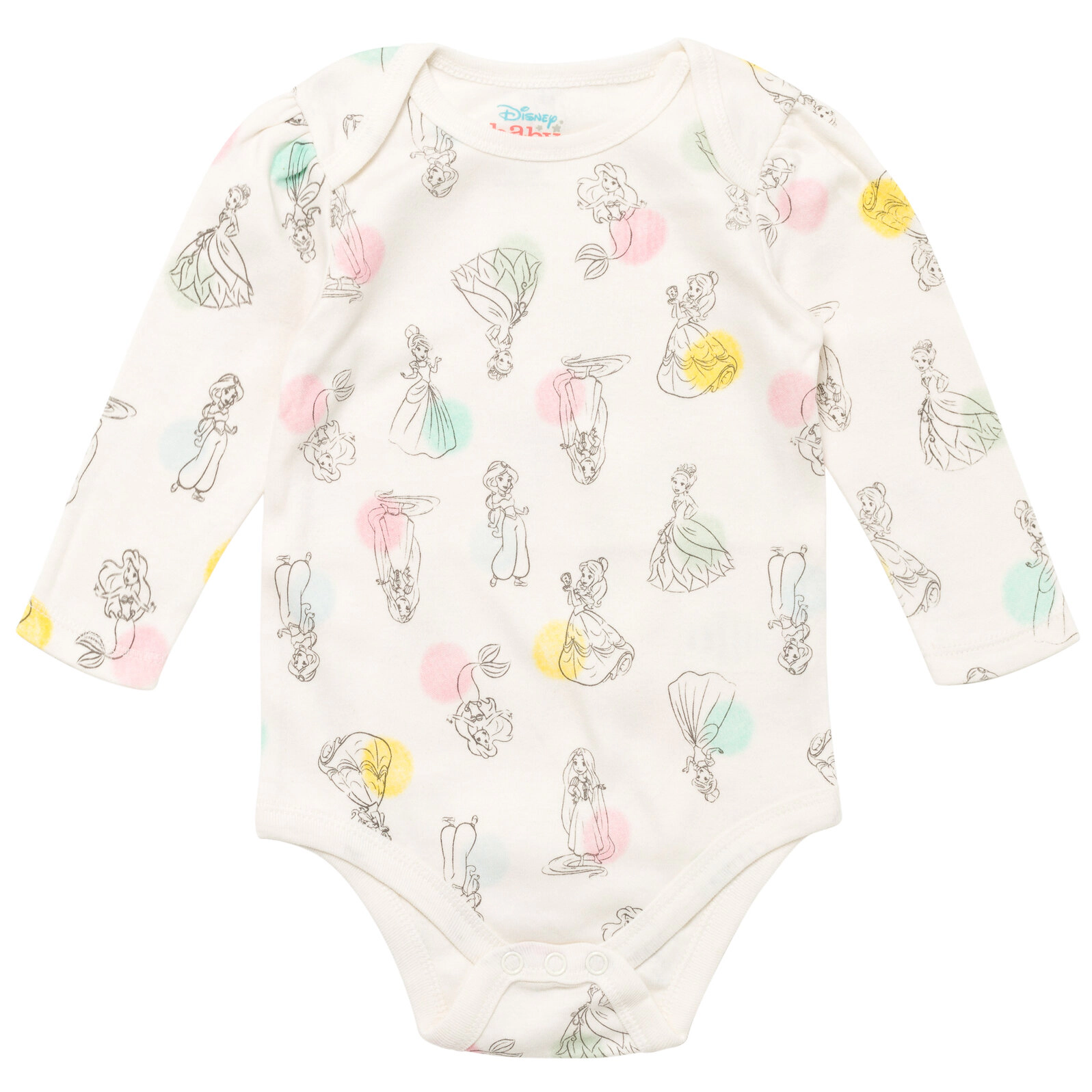Disney Baby Girls' 5-Pack Long Sleeve Bodysuits