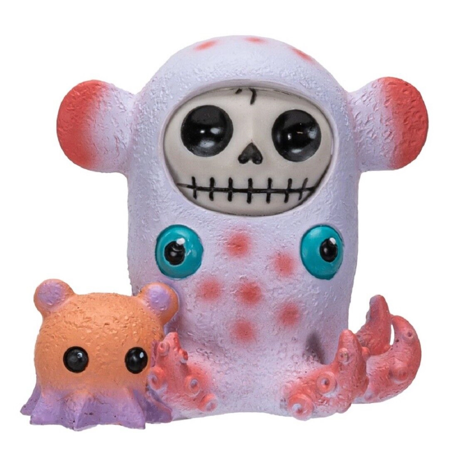 Pacific Giftware Furrybones Dumbie Skeleton in Marine Sea Creature Costume Figurine 3 inch