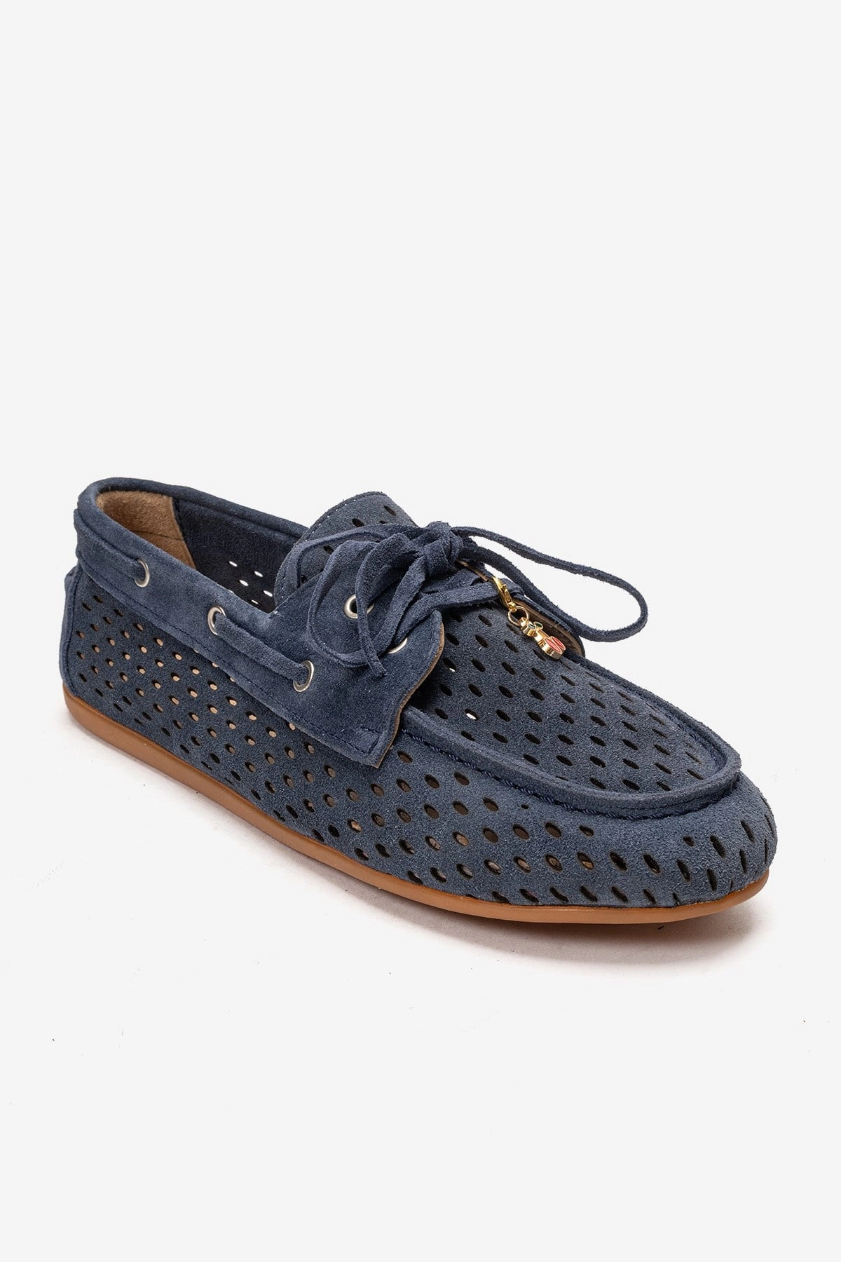 Forever & Always Womens Stevo Leather Lace Up Loafer
