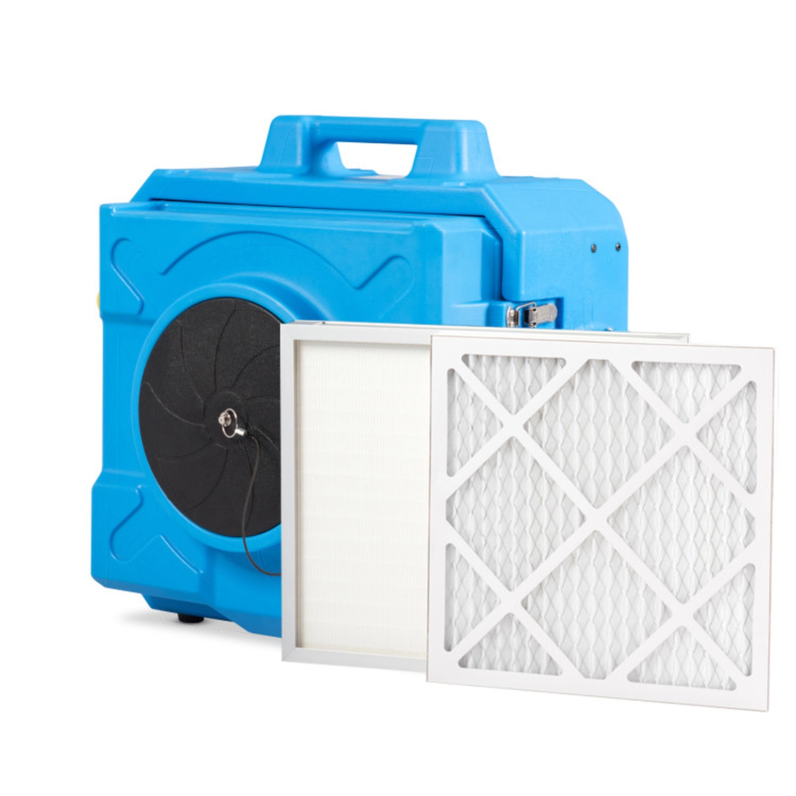 SUGIFT Blue Commercial Air Scrubber Purifier with 2-Stage Filter and 500-CFM Airflow 25-in W 16.5-in D 25-in H