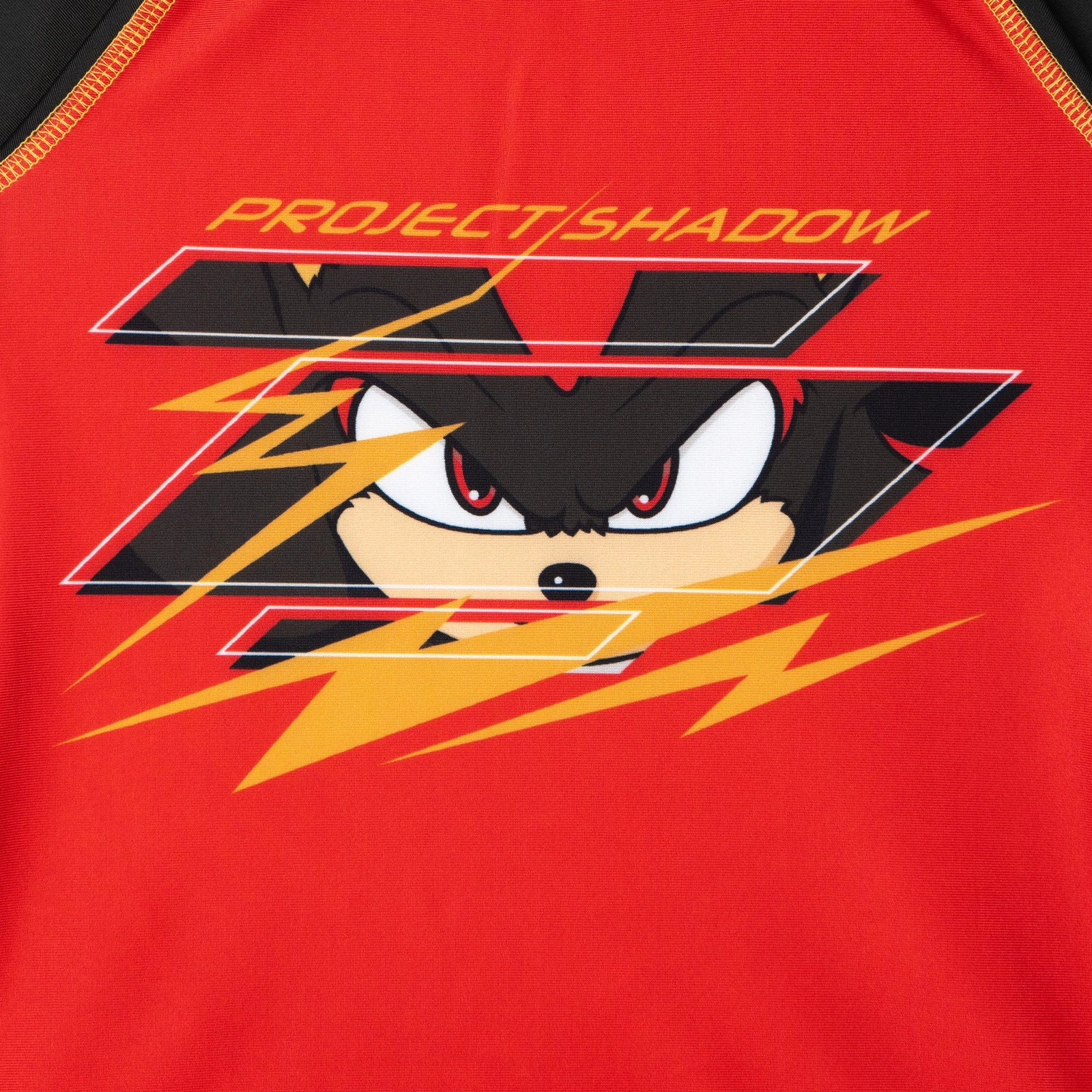 SEGA Sonic the Hedgehog Boys' 2-Piece Swimwear Rash Guard and Swim Trunks Set