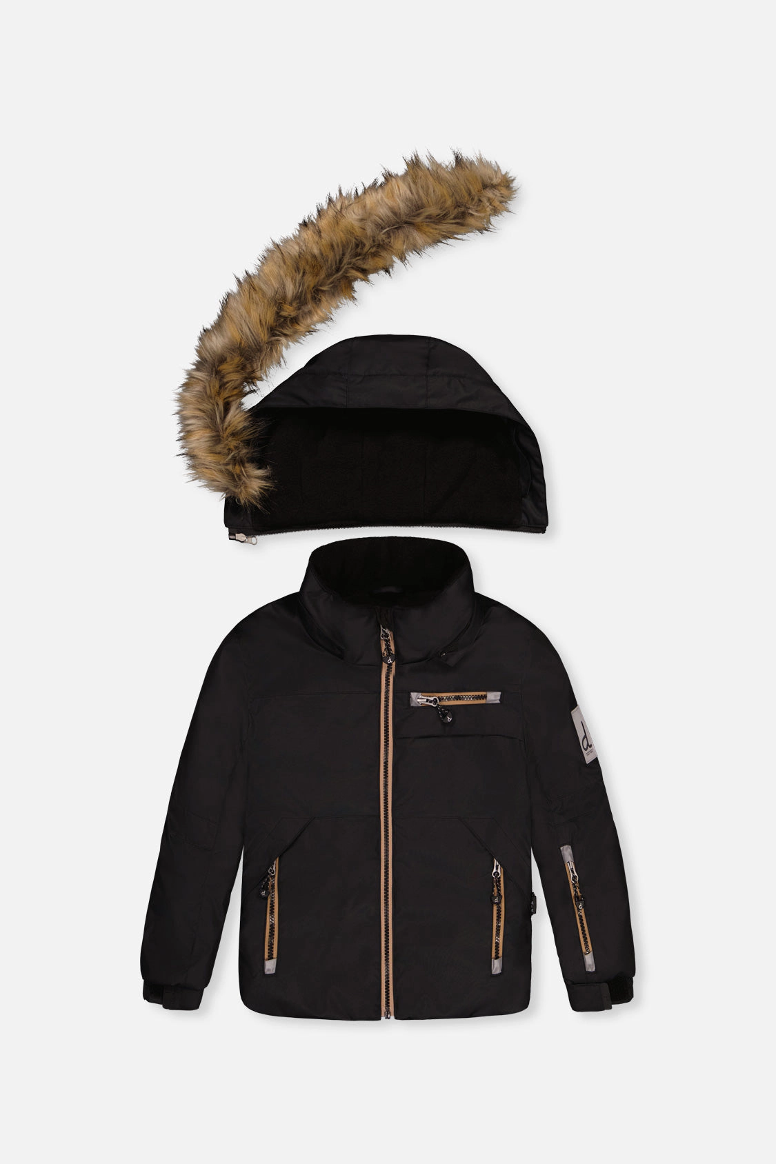 Deux par Boys Two Piece Play Snowsuit with Hooded Jacket and Snow Pants