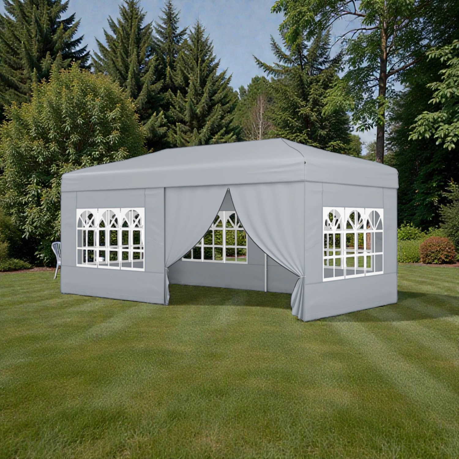 Hivvago Pop Up Canopy Tent with Sidewalls