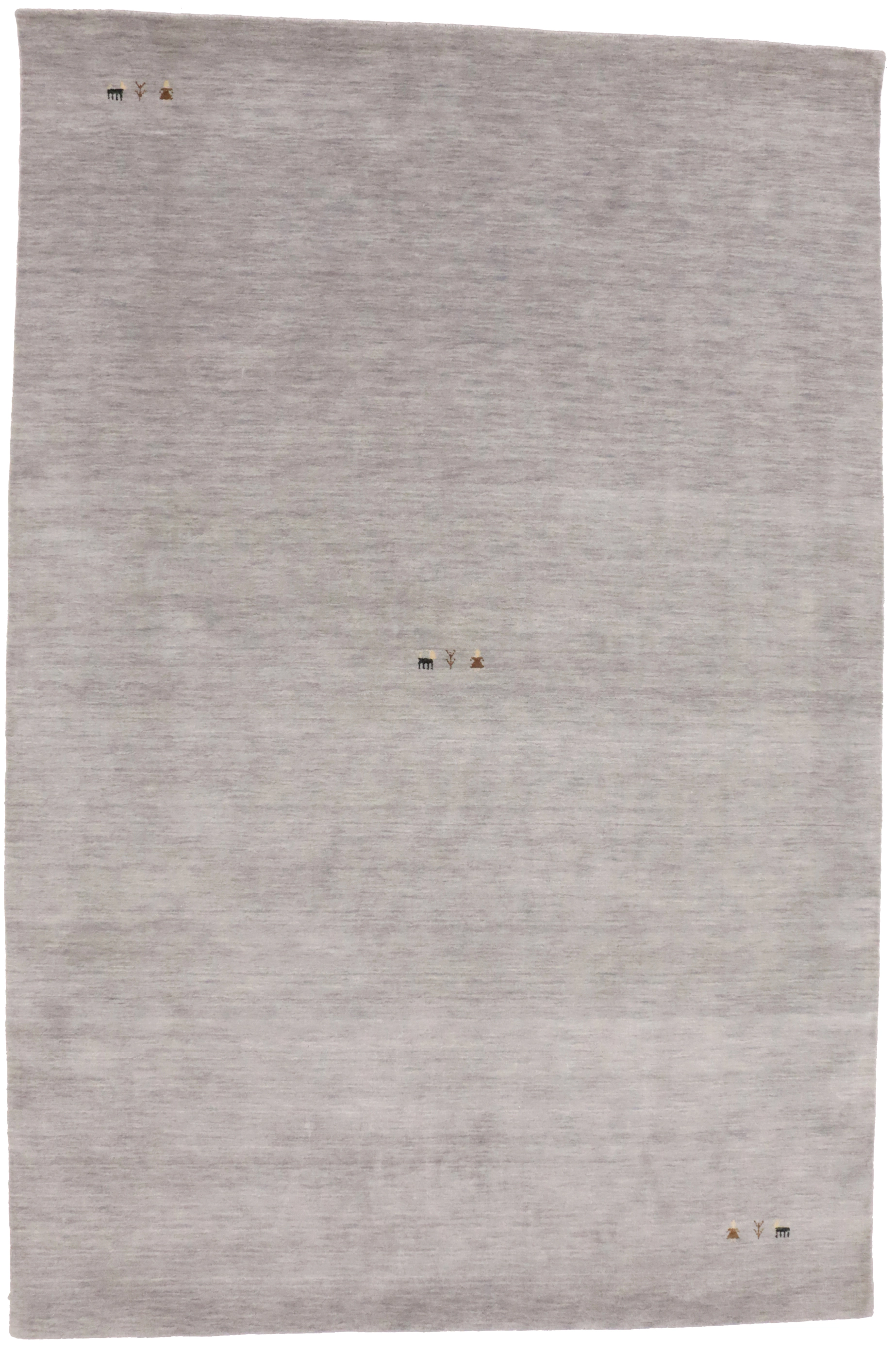 Magic Rugs Gray Tribal 5X8 Gabbeh Modern Rug