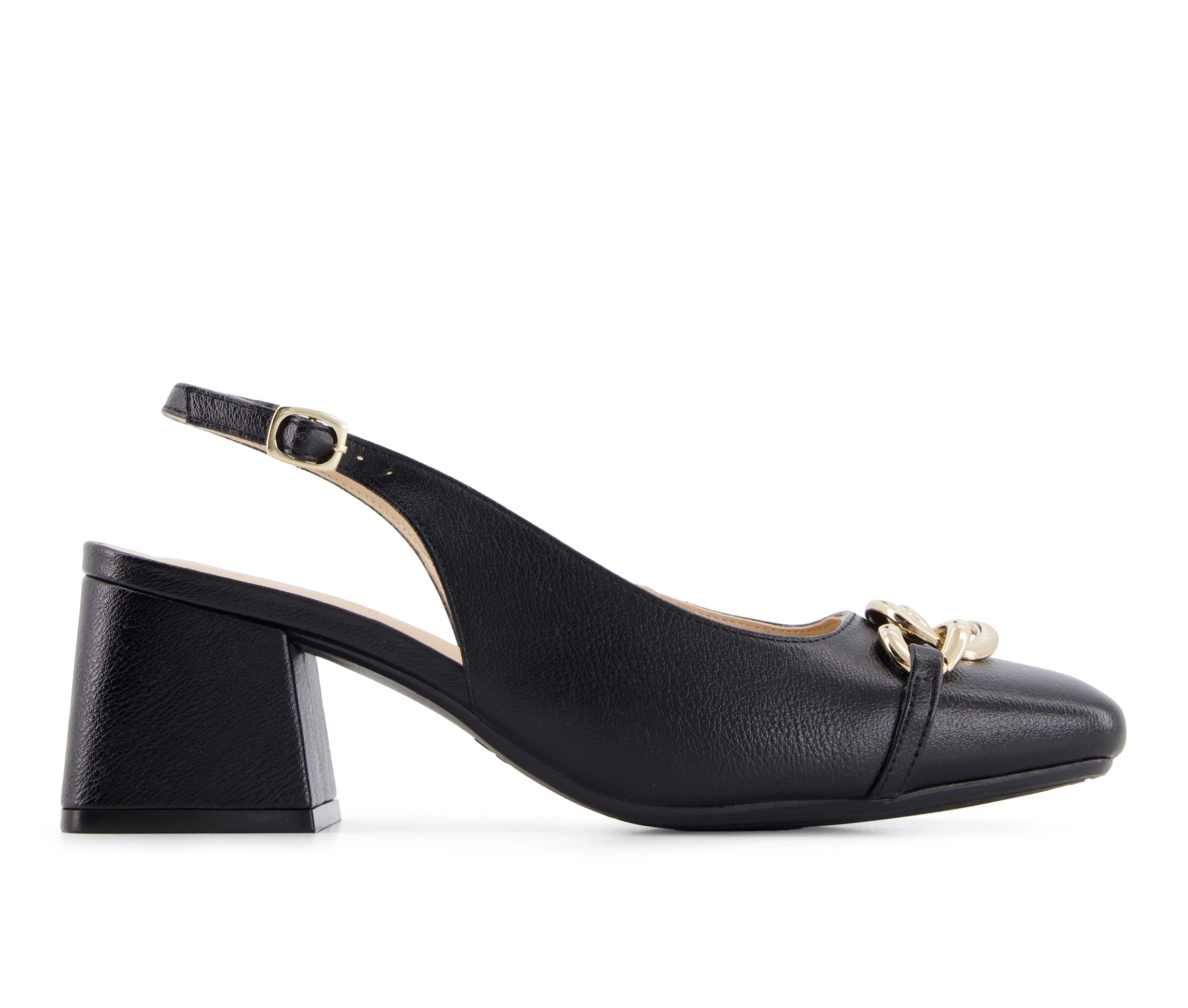 Andrea Womens Slingback Pumps With Square Toe