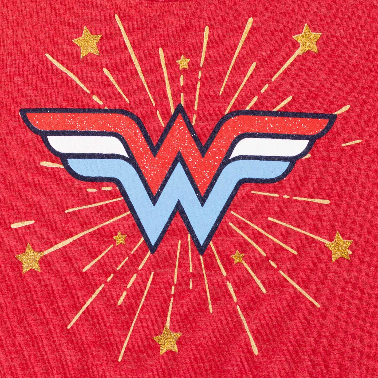 DC Comics Justice League Wonder Woman Girls' 2-Piece T-Shirt and Dolphin Shorts Set