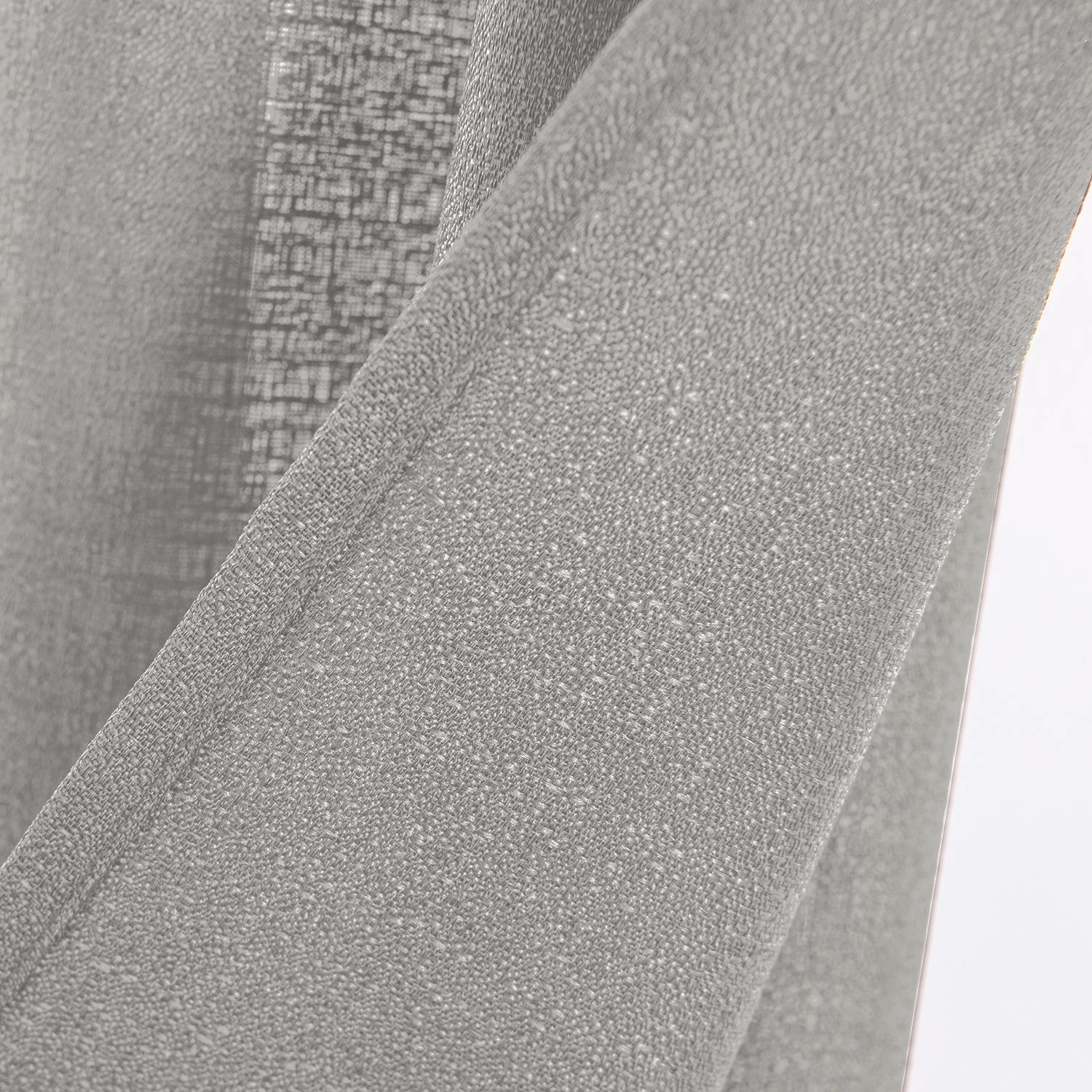 RT Designers Collection Cole Textured Grommet Room Darkening Curtain Panel 54" x 84" Silver