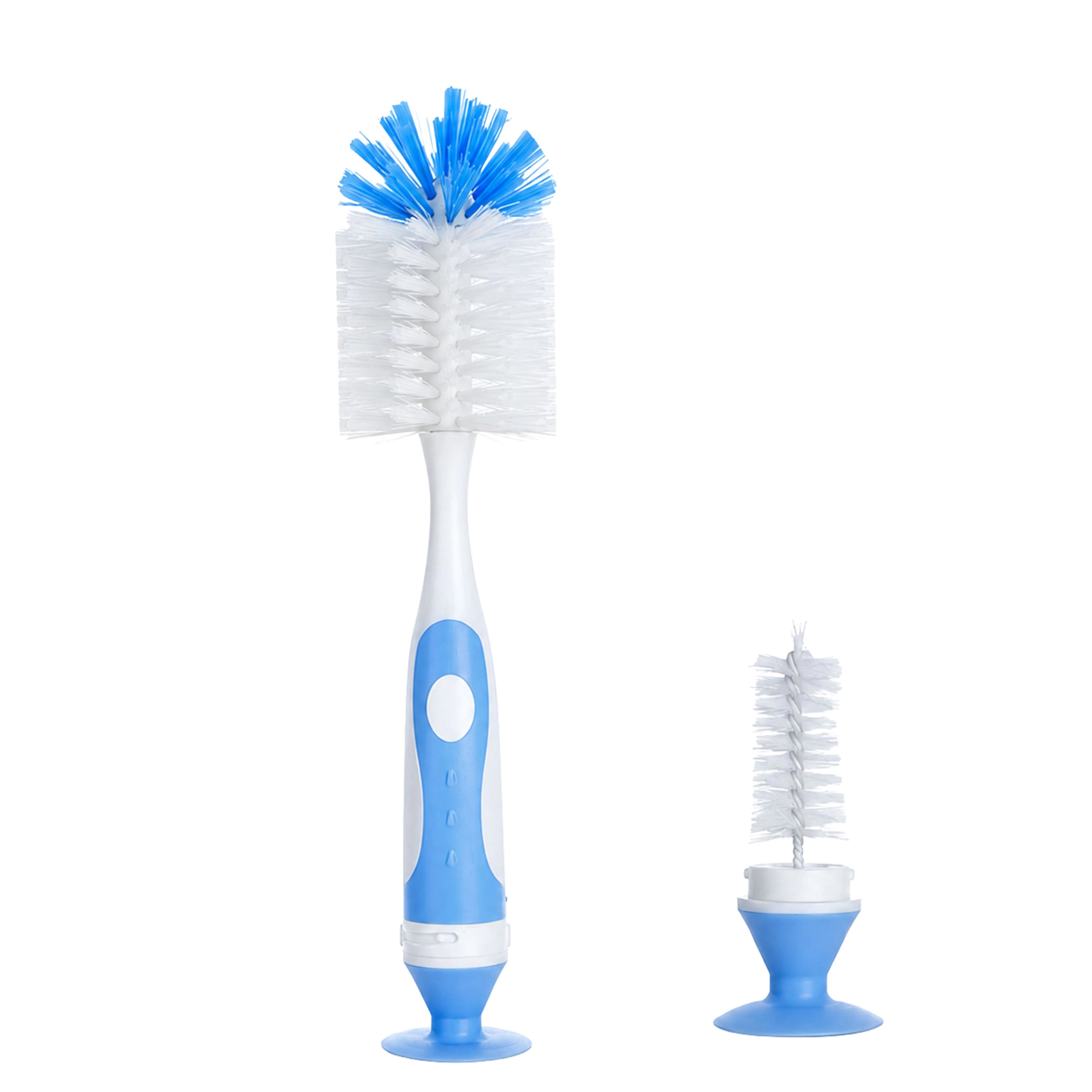 Kitcheniva Nylon Baby Bottle Cleaning Brush With Suction Cup Stand