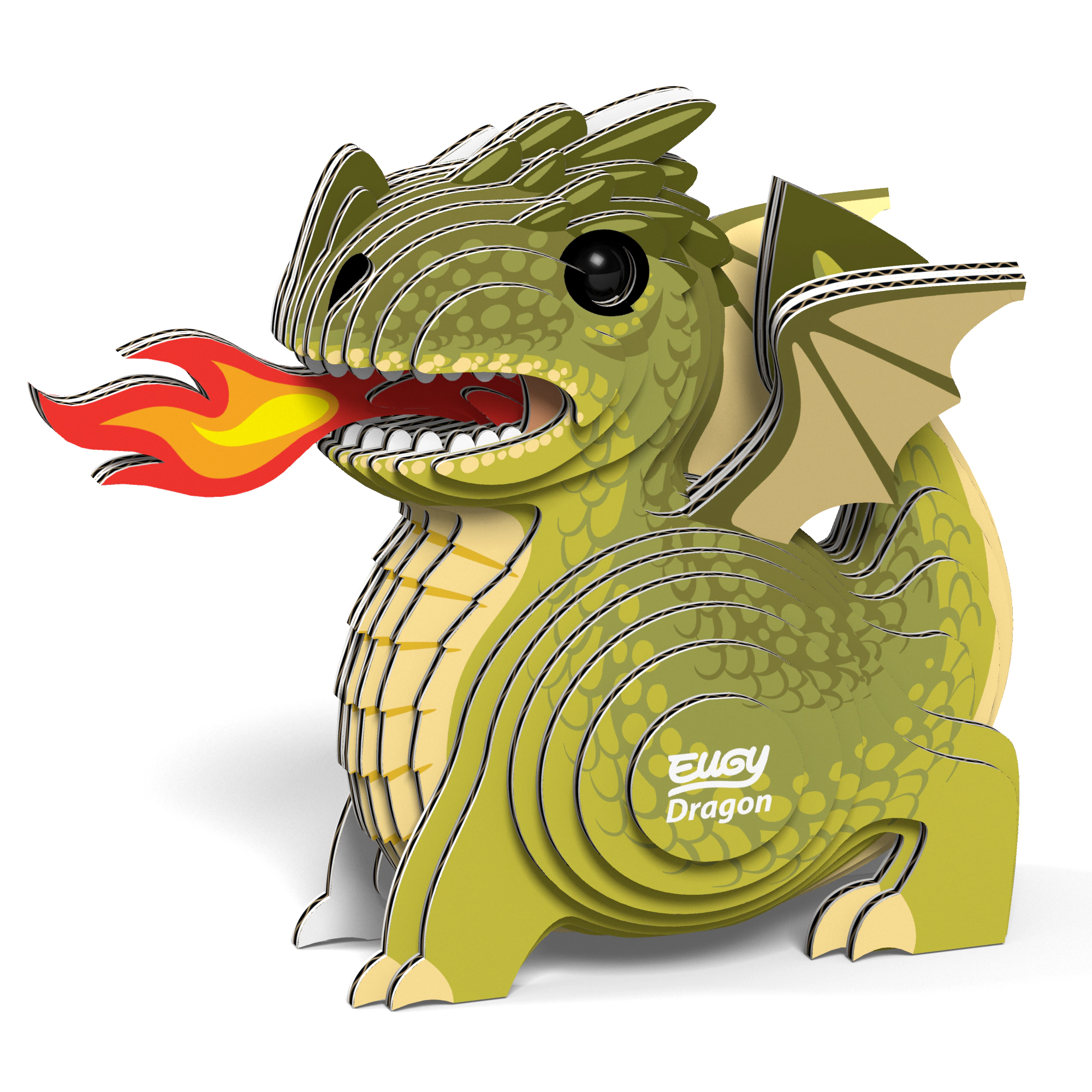 EUGY Dragon 3D Puzzle - contains 26 puzzle pieces