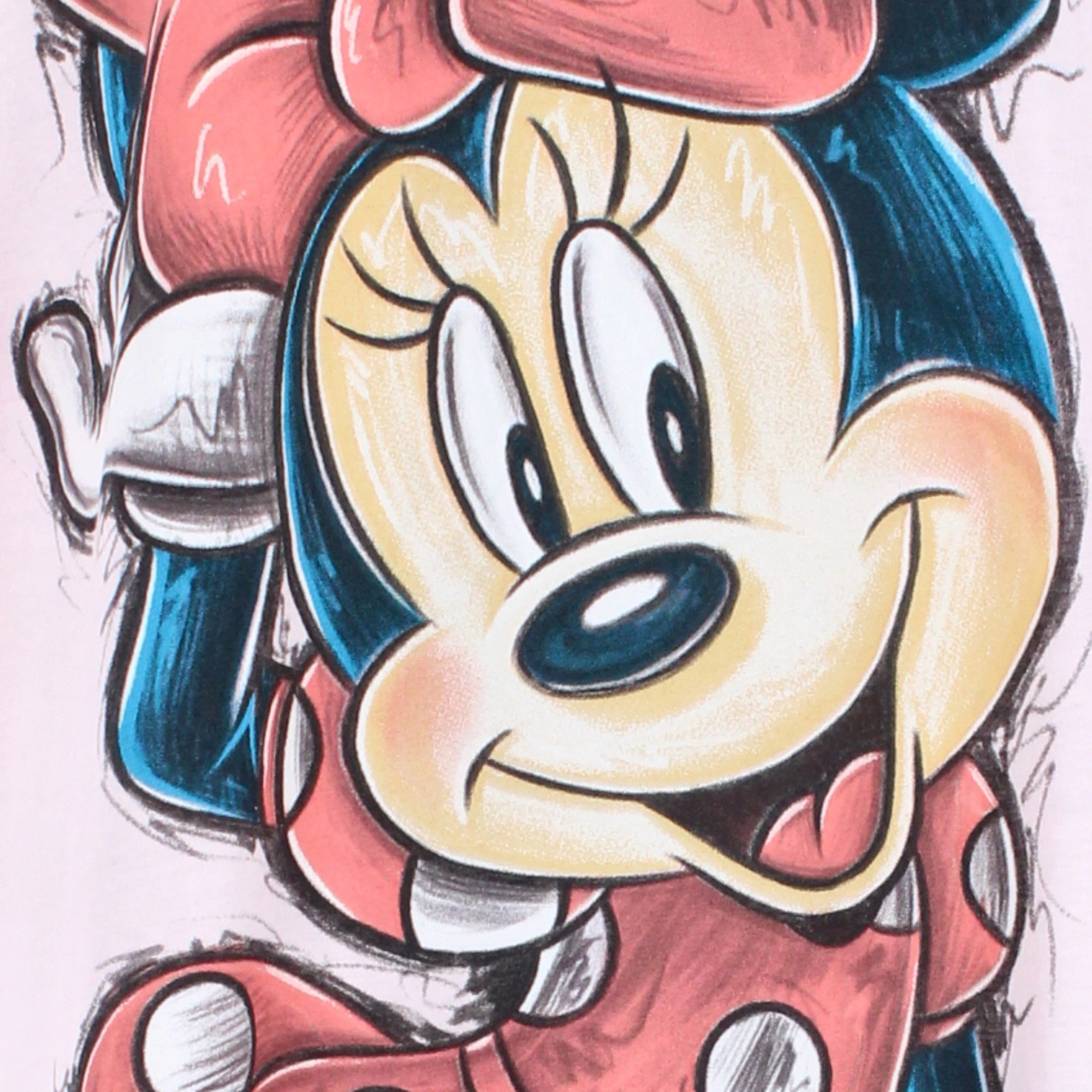 Jerry Leigh Juniors Disney Minnie Mouse Oversized Tee Shirt Dress