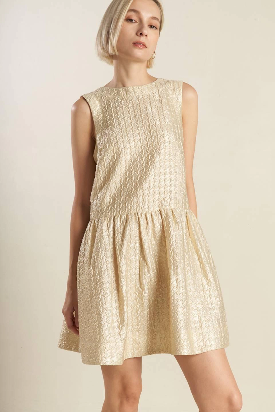 TRUEDAMES Women Horizon Hideaway Woven Mini Dress