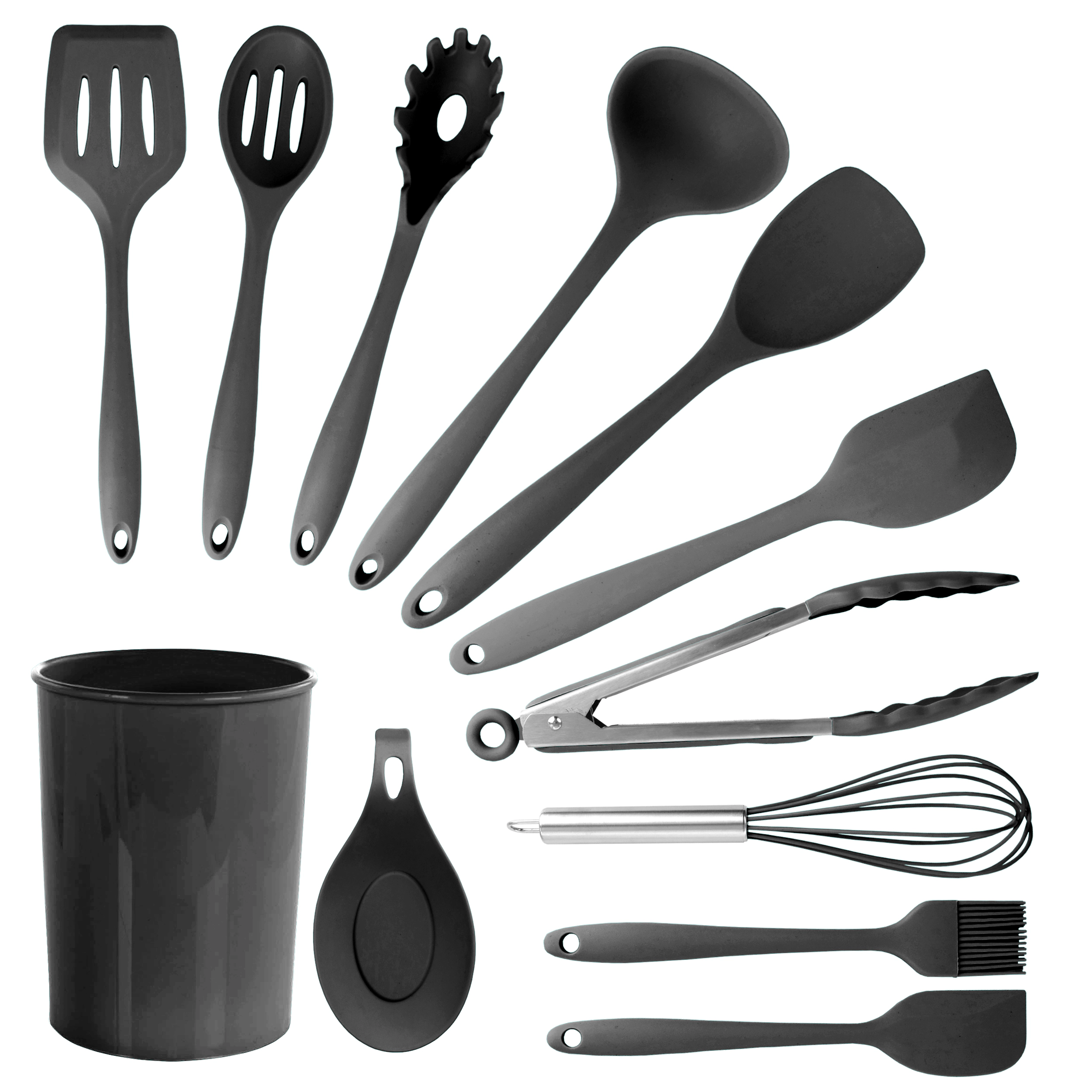 MegaChef Silicone Cooking Utensils, Set of 12