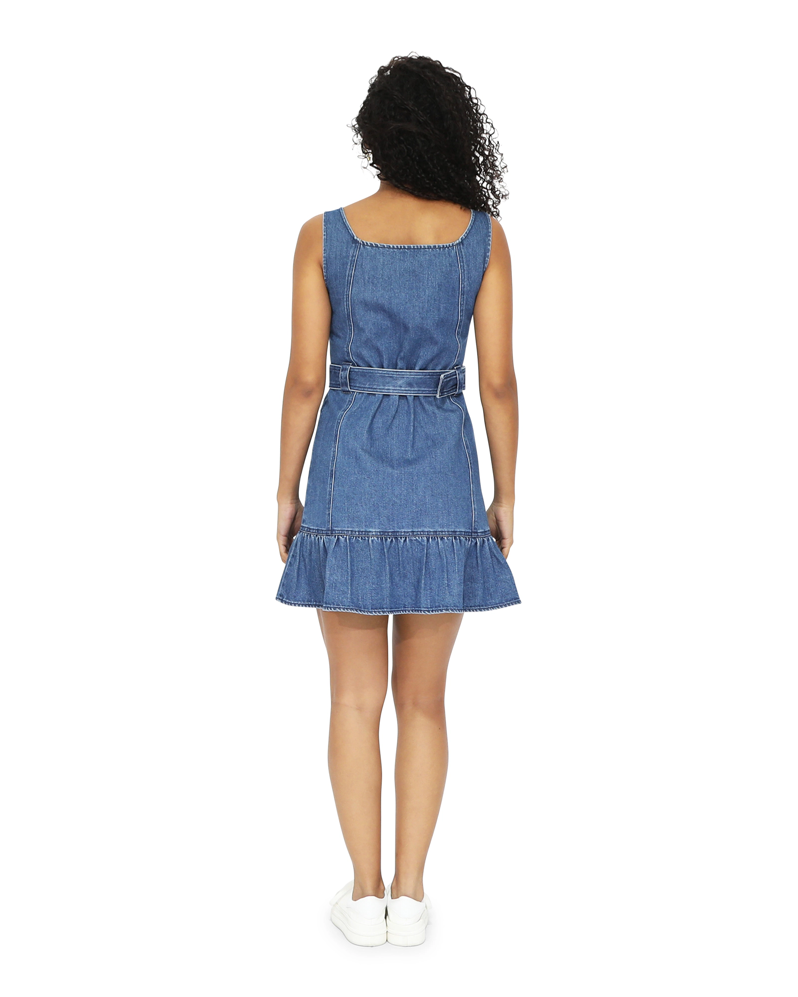 Belle & Bloom Womens Reunite Denim Mini Dress