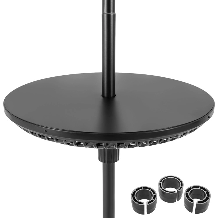 Hivvago Patio Umbrella Table Tray Adjustable With Umbrella Poles