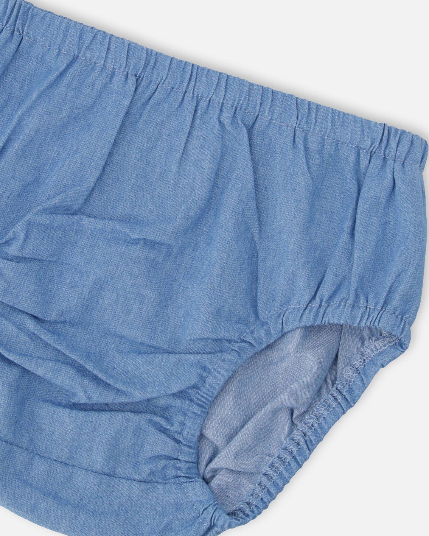 Deux par Girls Chambray Dress and Bloomer Set