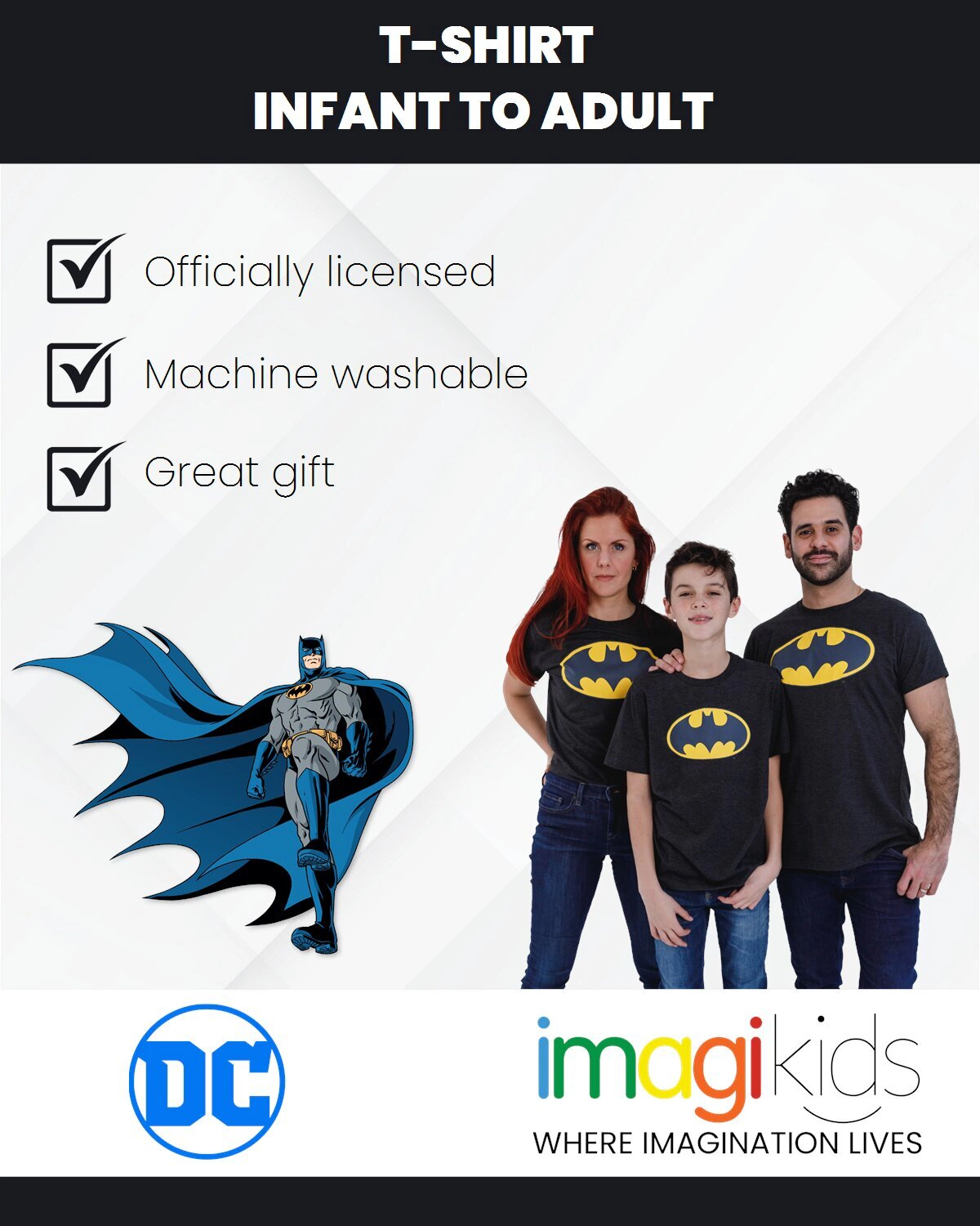 DC Comics Justice League Matching Family Cosplay T-Shirt