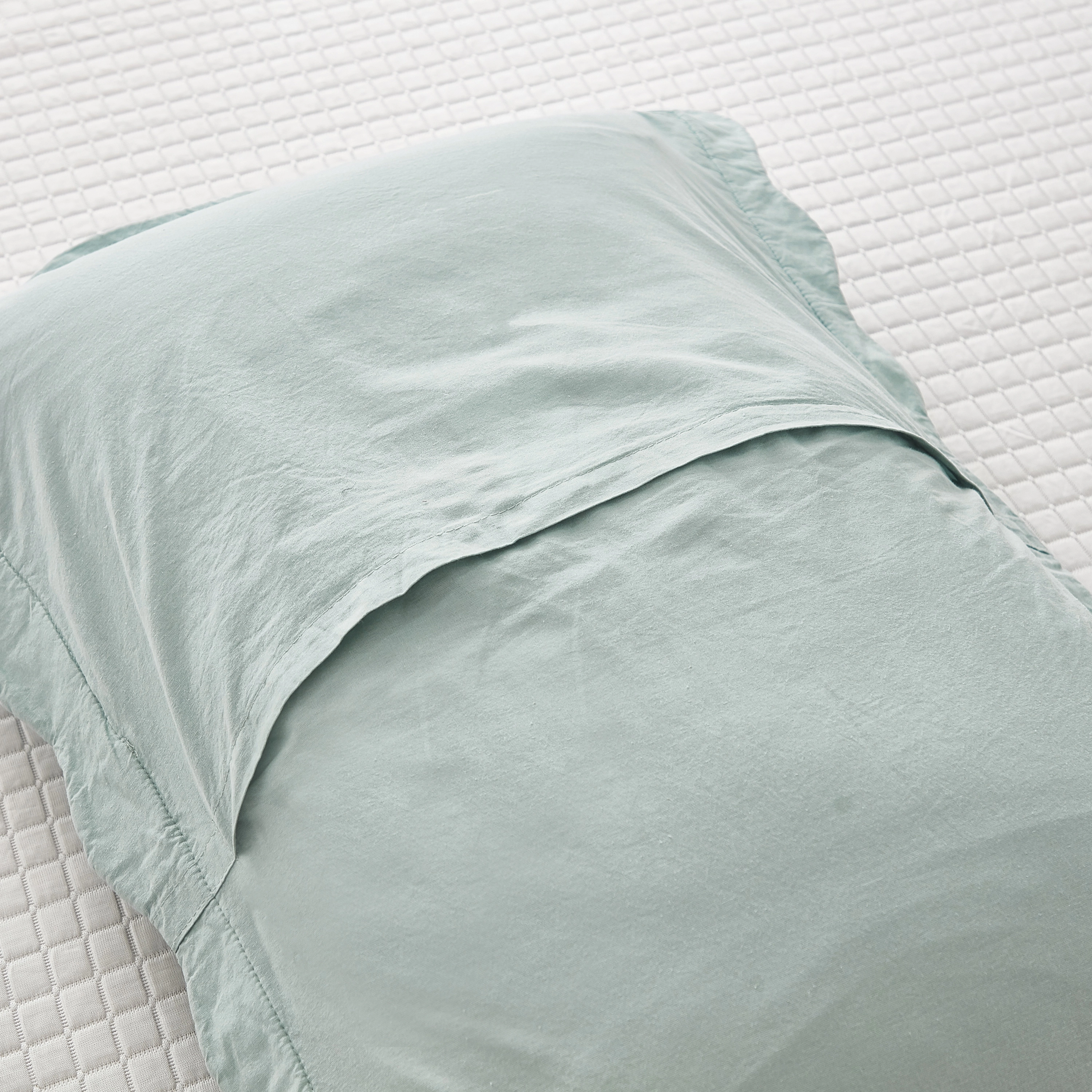 Marcielo 2 Piece 100% Cotton Quilted Pillow Shams, Decorative Covers