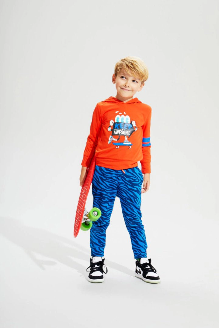 Rockets of Awesome Zebra Joggers Deep Lake for Boys