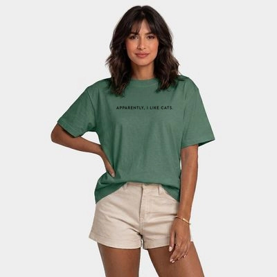 Simply Sage Market - Apparently, I Like Cats Women's Relaxed Boxy Tee