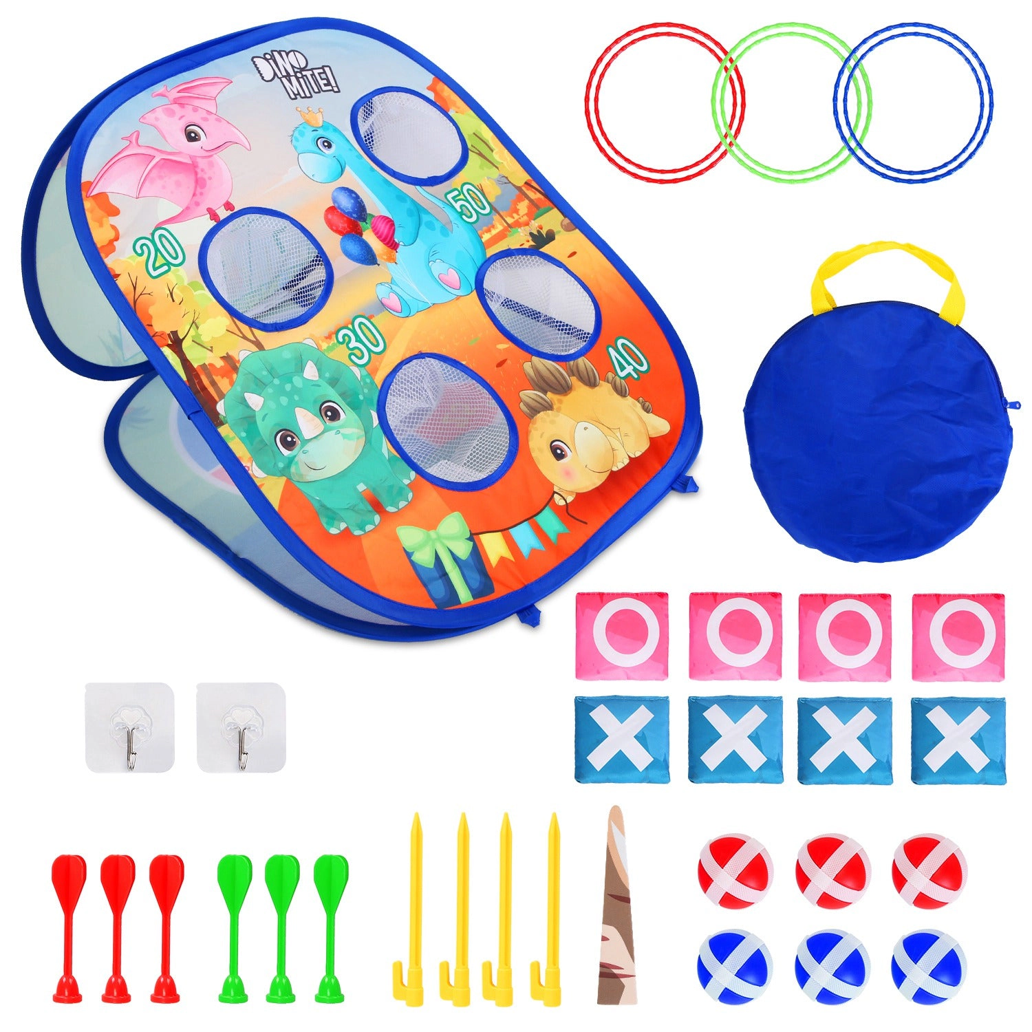 GBruno 5-in-1 Bean Bag Toss Game Set