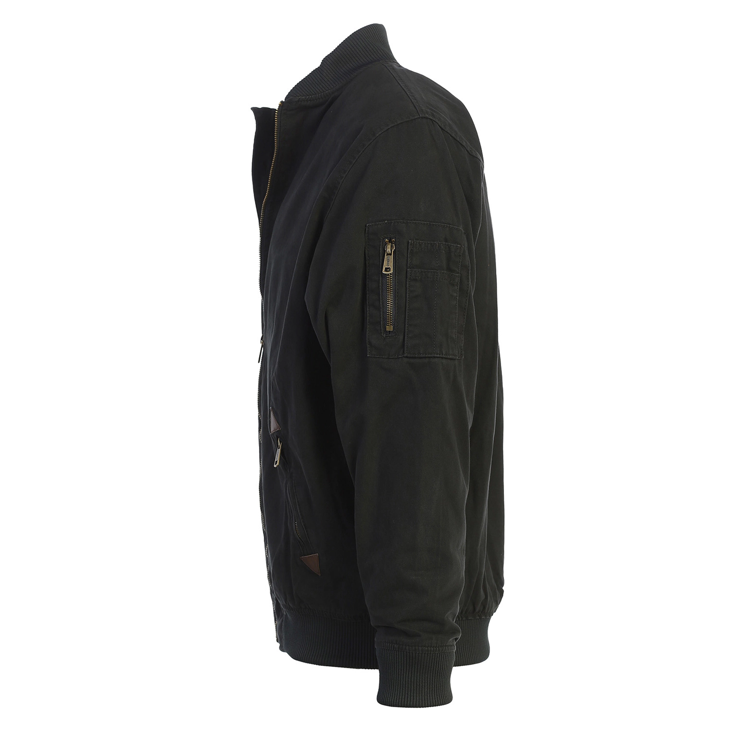 Gioberti Men's 100% Cotton Sportwear Full Zipper Twill Bomber Jacket