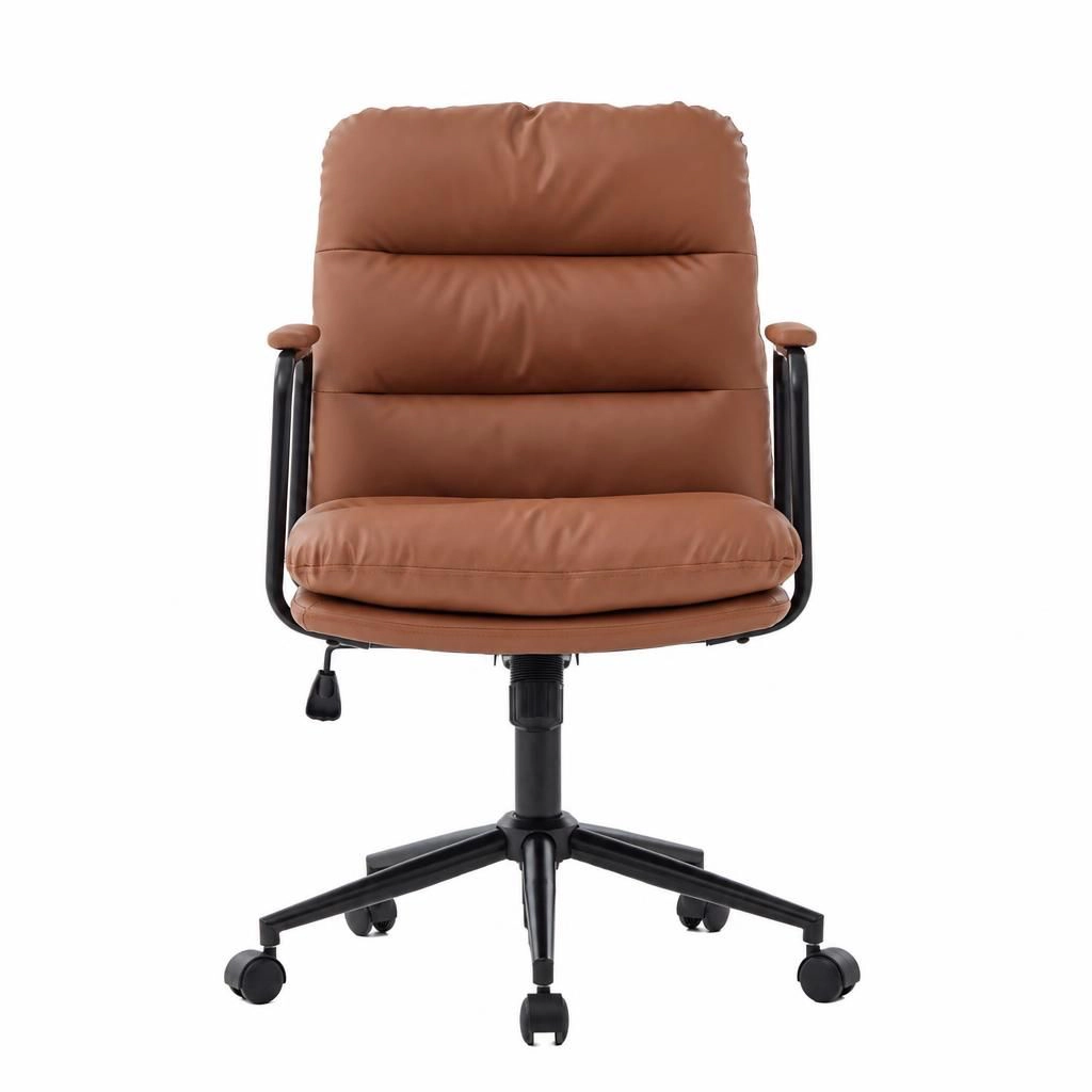 GOODSILO Upholstered Velvet Adjustable Height Task Office Chair
