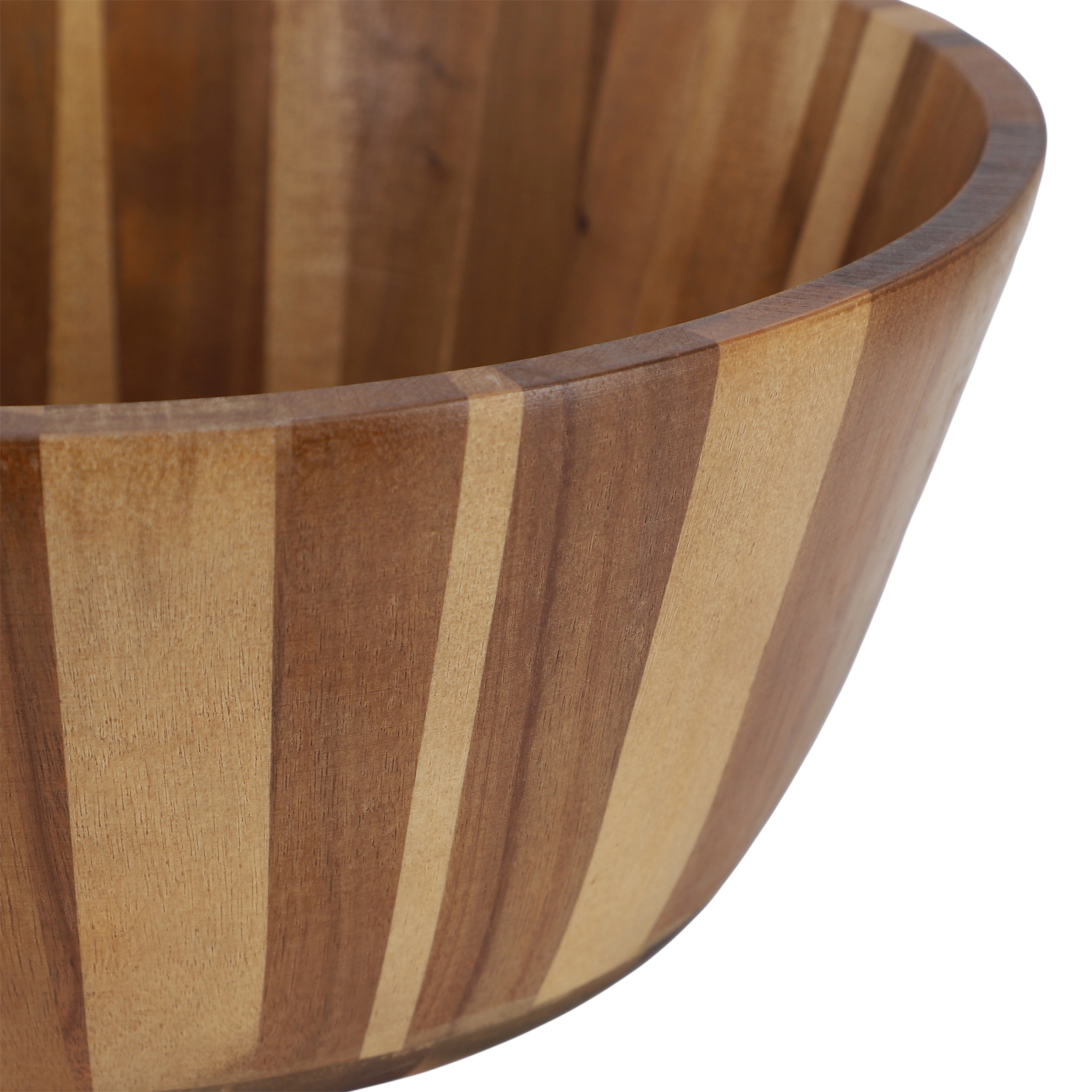 MegaChef 13.8 Inch Jumbo Acacia Wood Salad Bowl