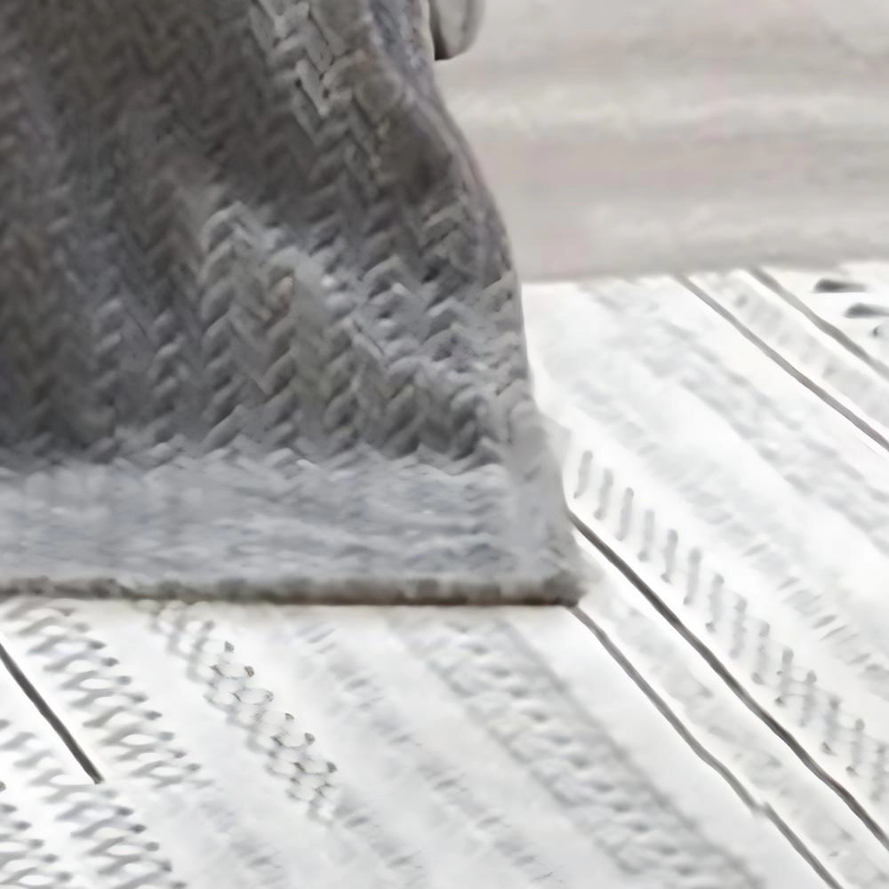 Plazate x Chevron Micro Plush Decorative Throw Blanket All Season 50 x 60 Grey