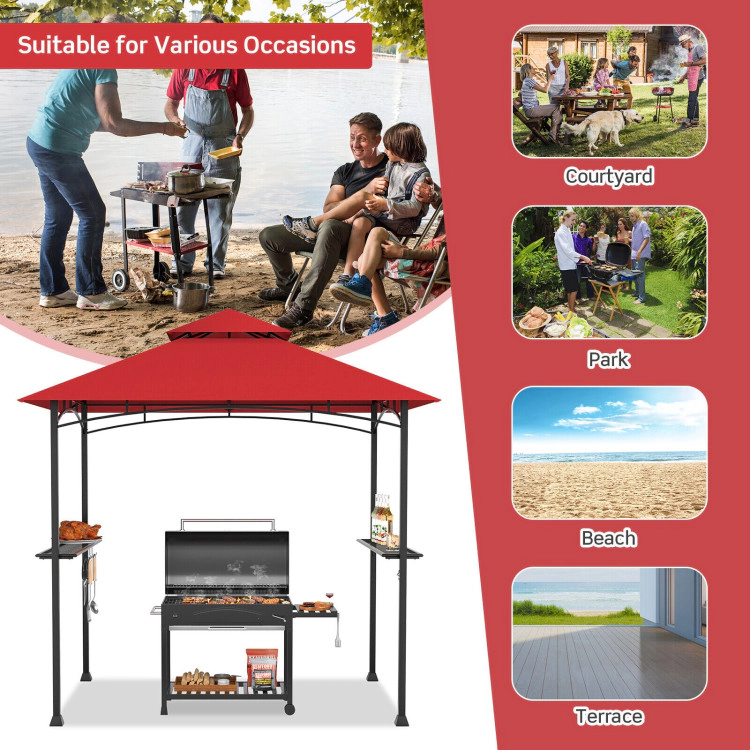 Hivvago Barbecue Grill Shelter Canopy