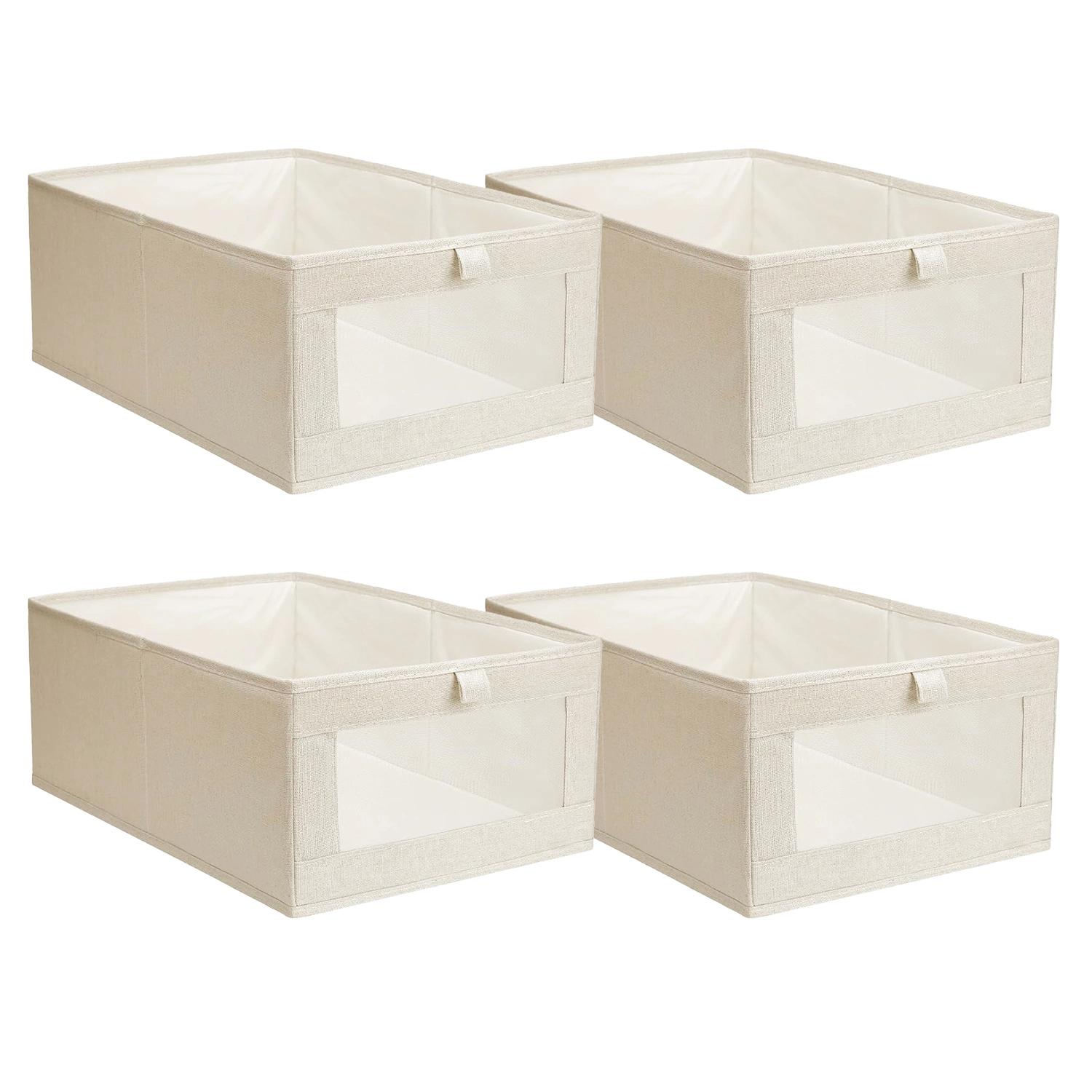 GBruno 4-Piece Foldable Linen Storage Bins