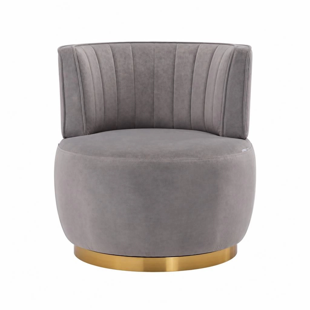 GOODSILO Upholstered Velvet Accent Chair Soft Padded Seating