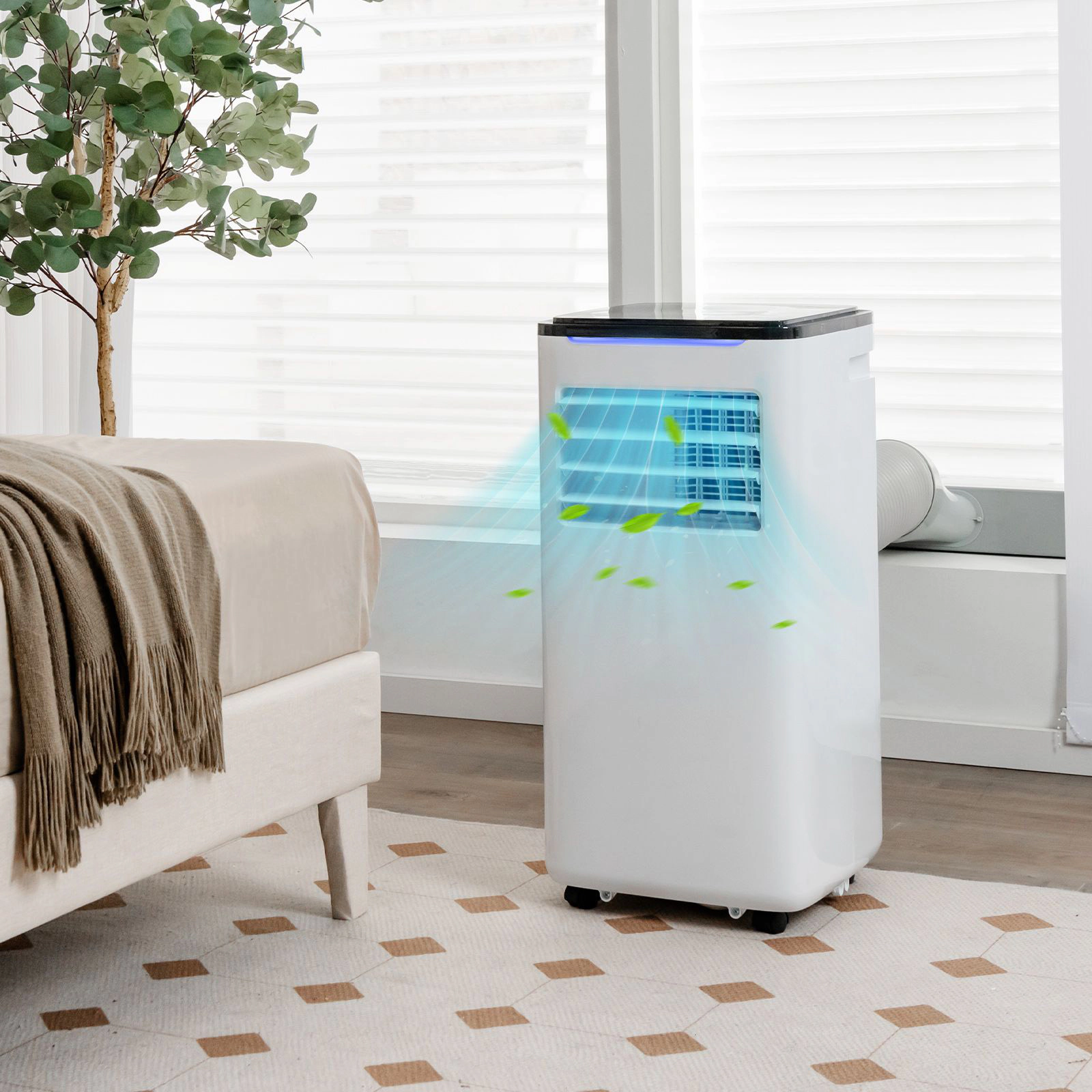 SlickBlue Portable Air Conditioner with Fan and Dehumidifier
