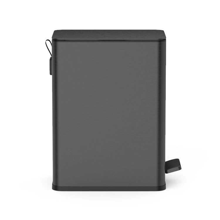 Ninestars Slim 2.6-Gallon Stainless Steel Step-On Trash Can
