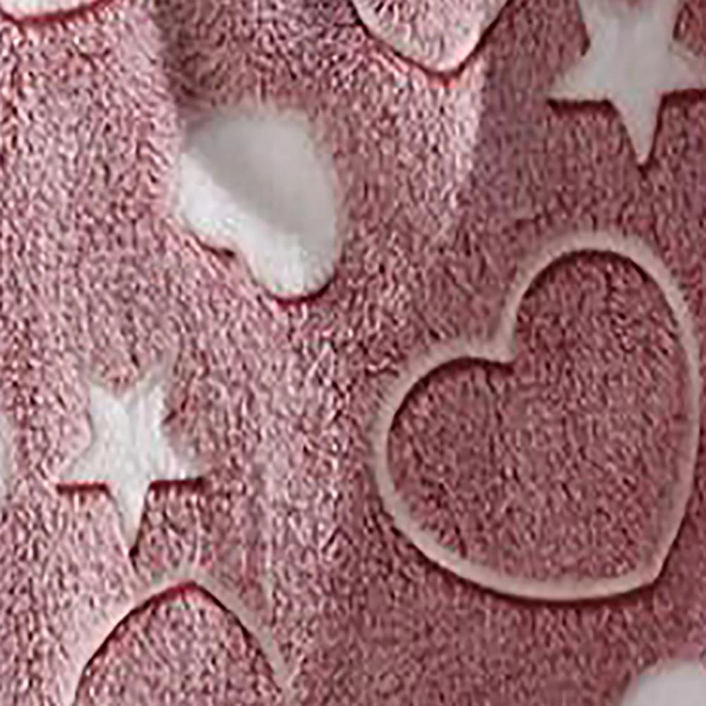 My Heart Star Micro Plush All Season Throw 50" X 60" Multicolor by Plazatex