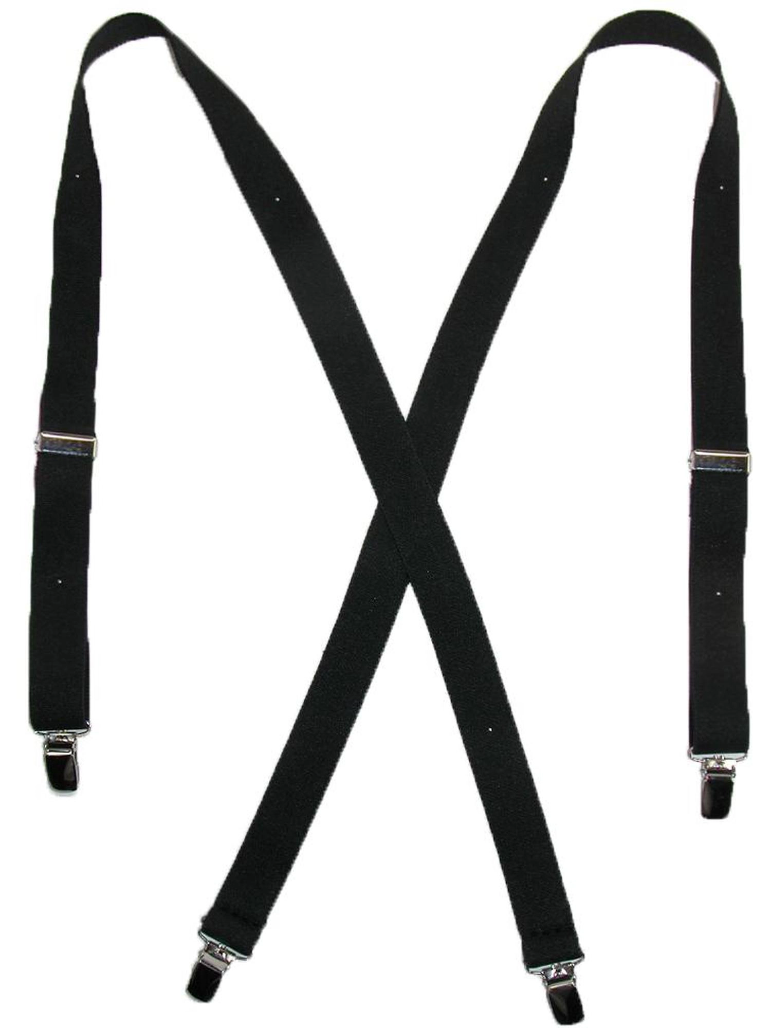 CTM® Women's Elastic Clip-End 1 Inch Basic Suspenders