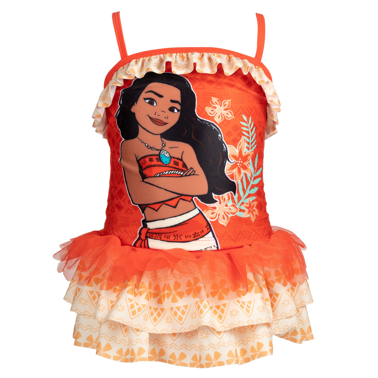 Disney Princess Girls' 2-Piece Swimwear Tankini and Skirt Set