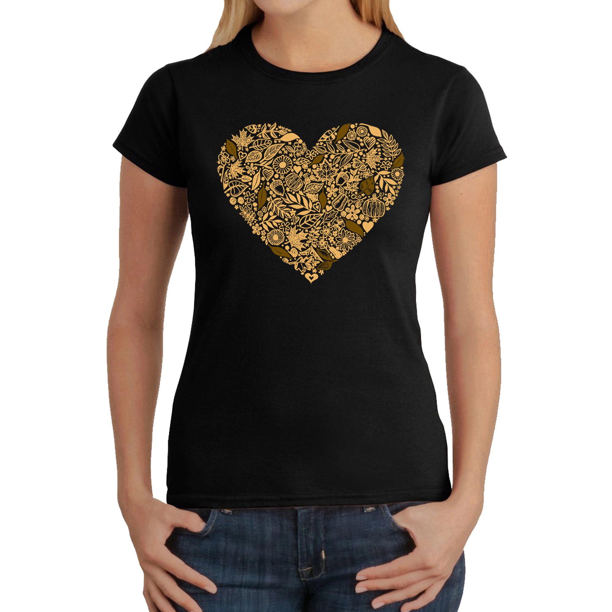 LA Pop Art Women's Word T-Shirt - Fall Vibes