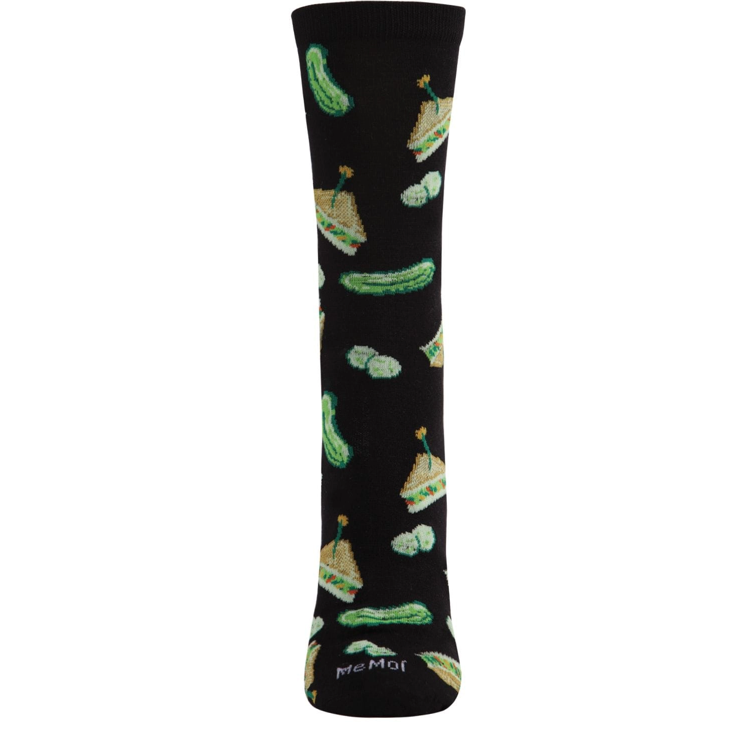 MeMoi Sandwiches Bamboo Blend Crew Socks