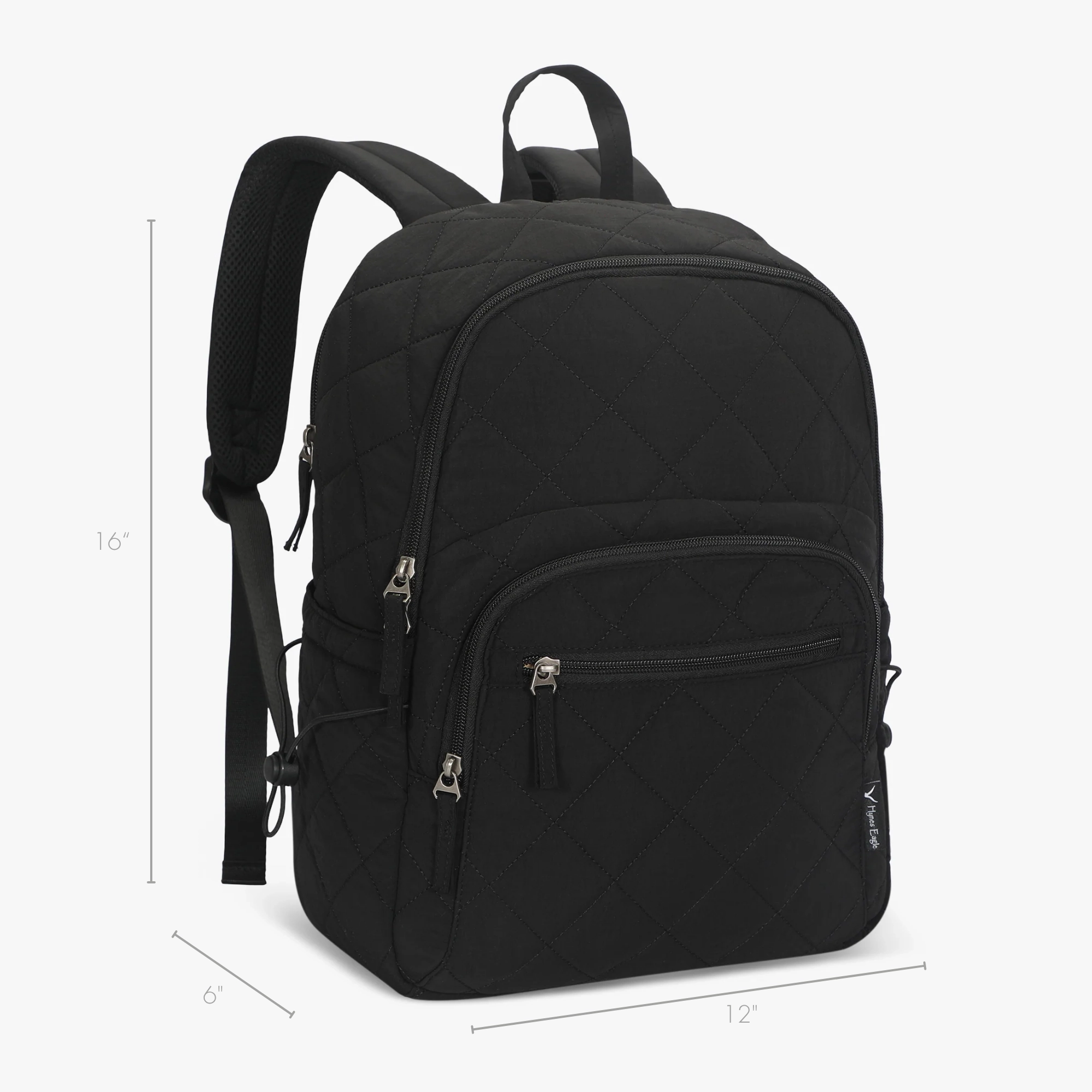 Hynes Eagle Women's Classic Quilted Laptop Backpack