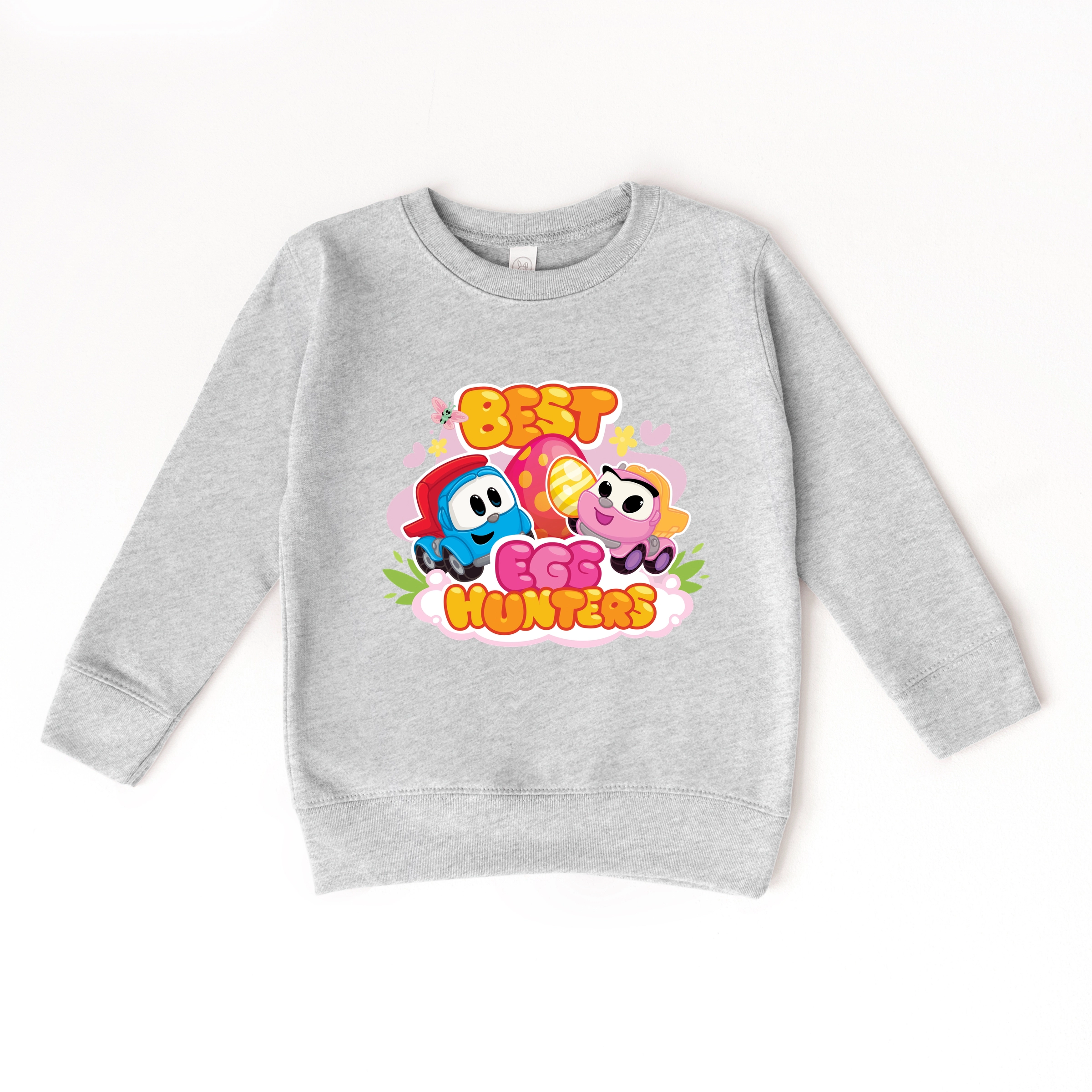the Juniper Shop - Toddler Graphic Sweatshirt Leo Truck Best Egg Hunters