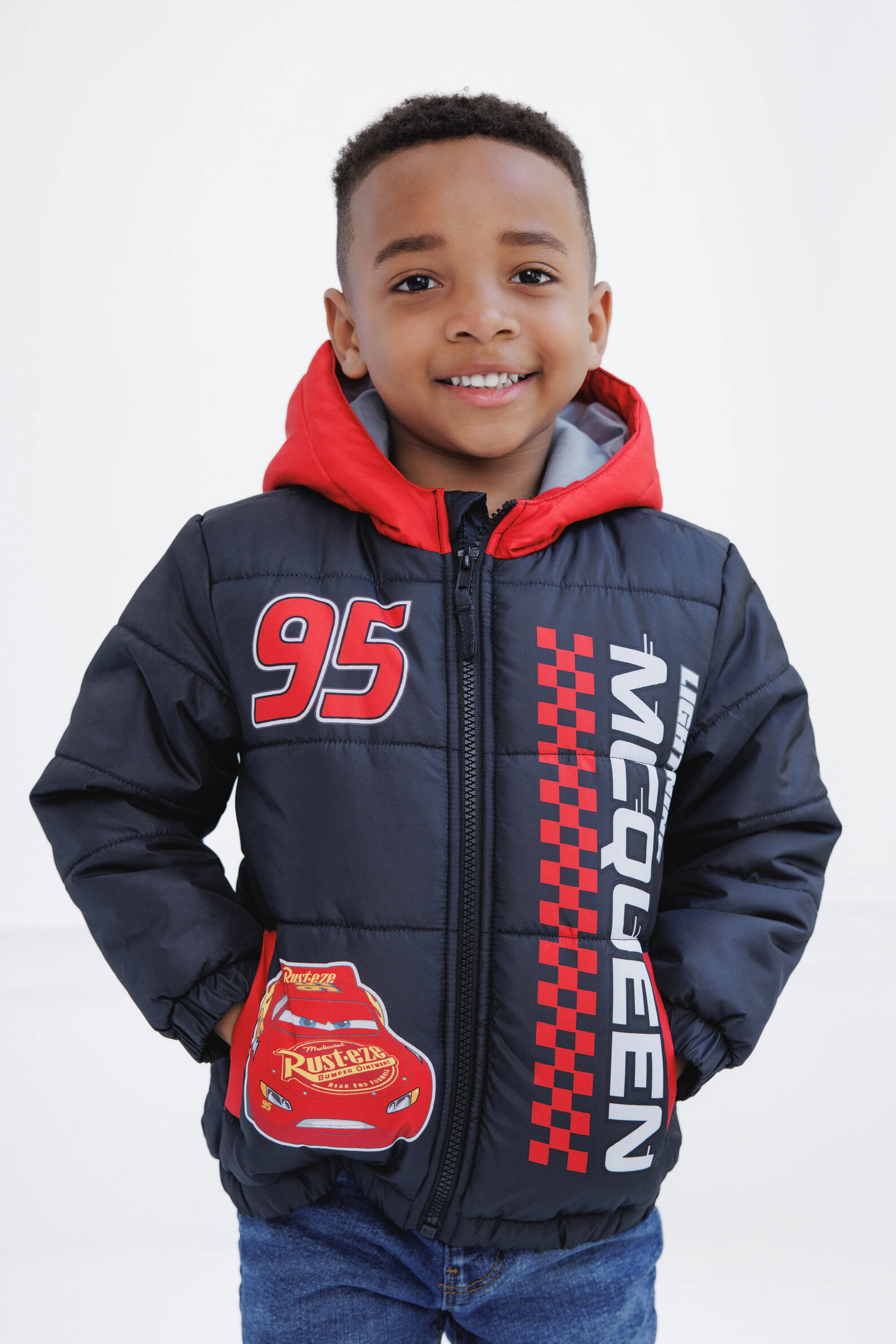 Disney Hooded Zip-Up Puffer Coat