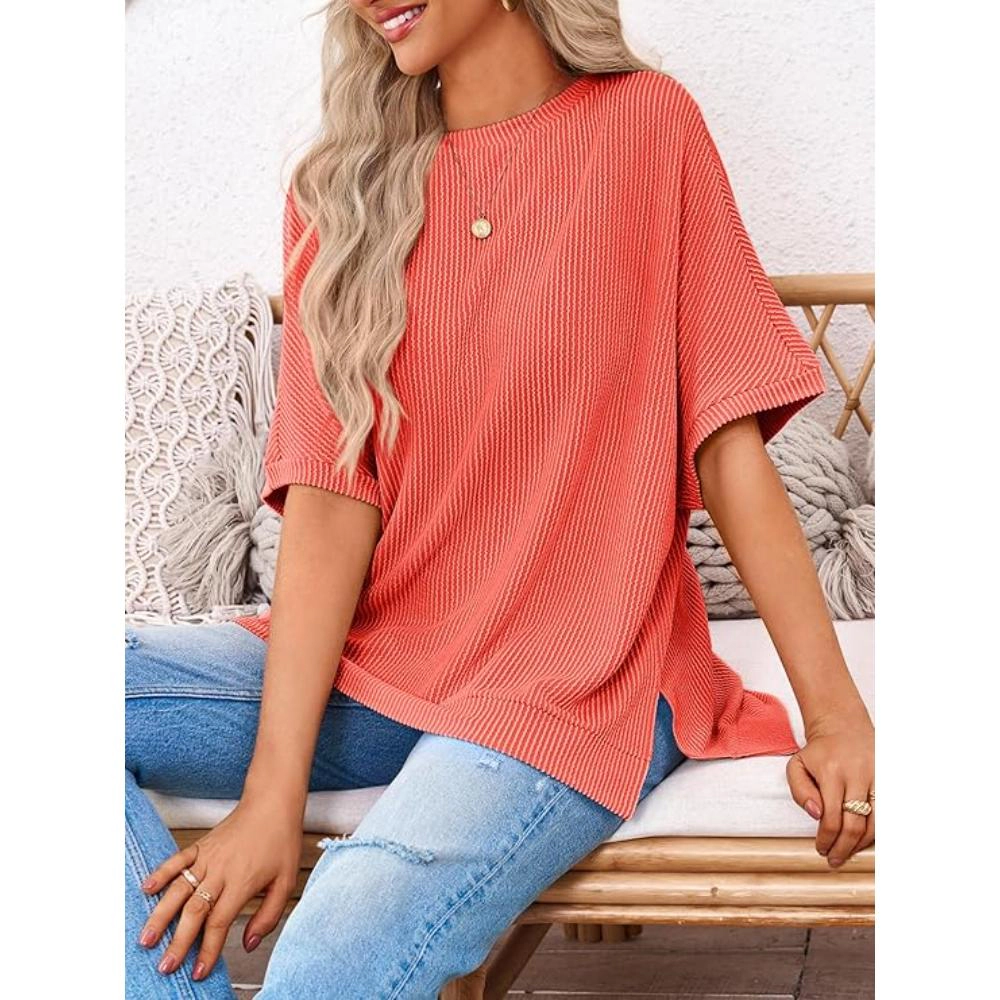Eureka Clue Women Square Neck Short Sleeve Summer T-Shirt