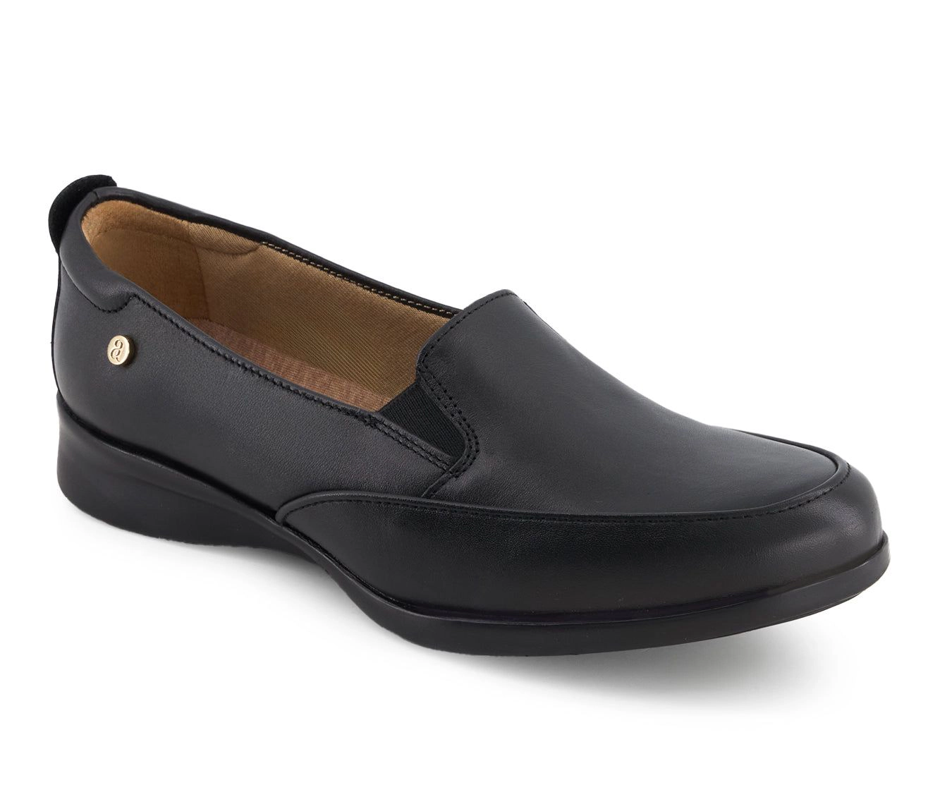 Andrea Womens Ultra Comfort Leather Loafers