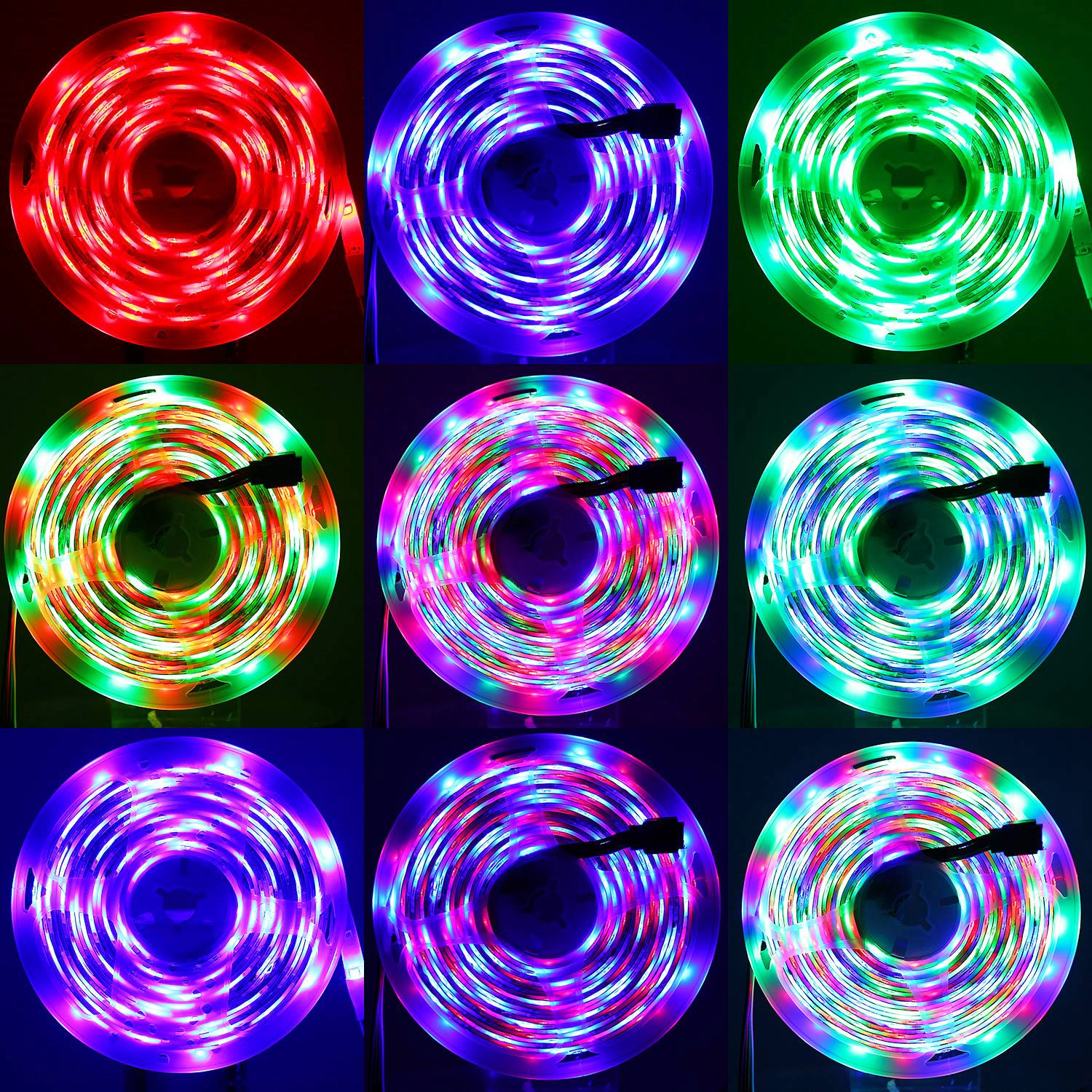 GBruno 16.5 Ft 300 LED RGB Strip Lights With Remote