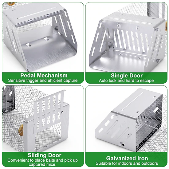 GBruno Automatic Continuous Mouse Trap Cage 11 Cm