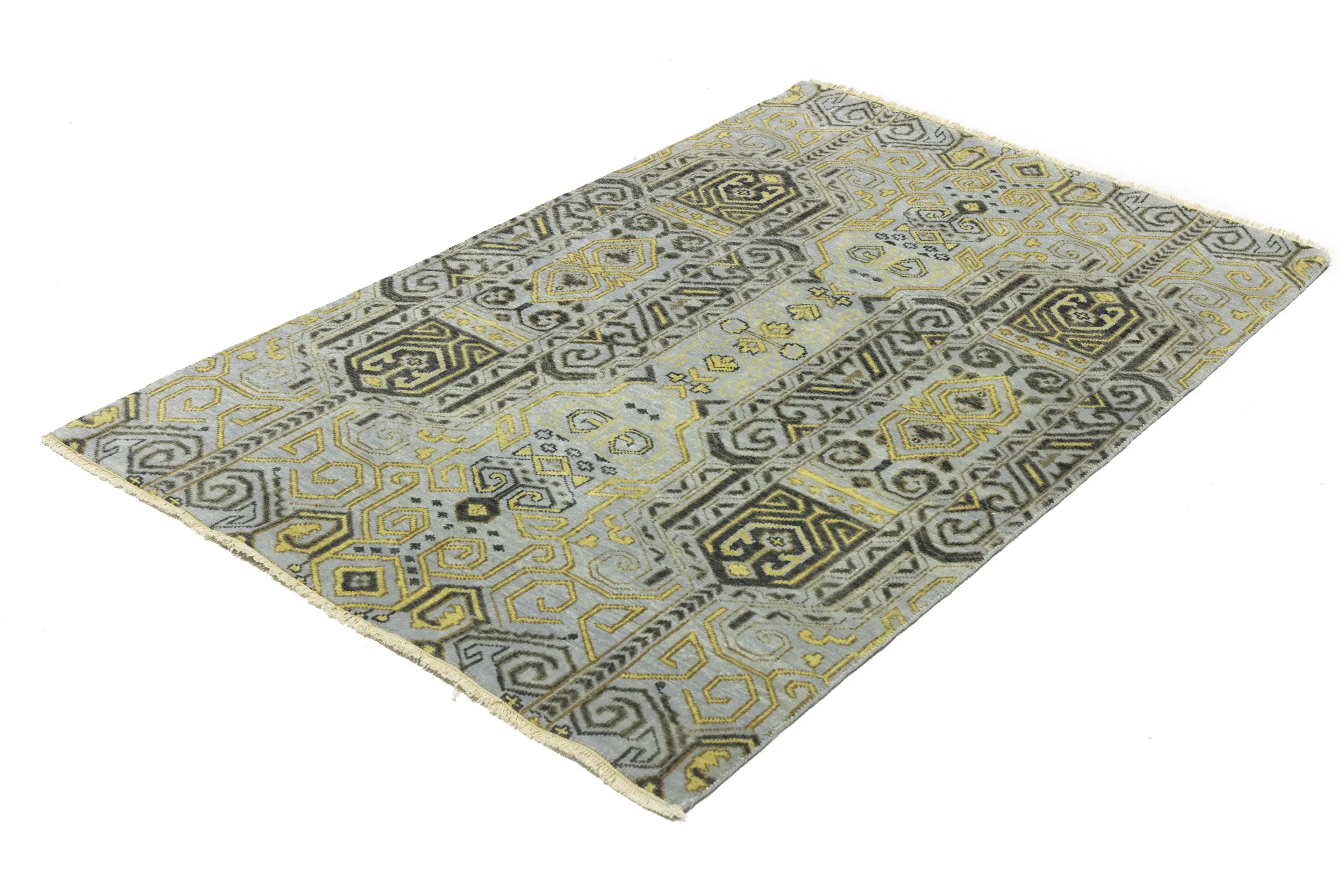 Magic Rugs Light Gray 4X6 Contemporary Rug